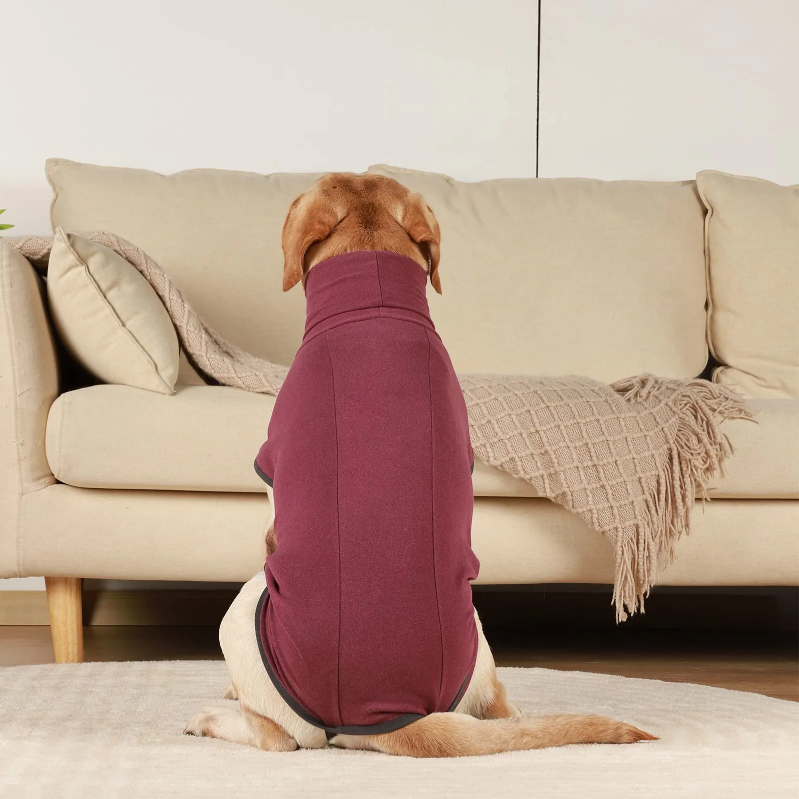 Hjyokuso Maglione in pile per cani (Rosso, M) - immagine 7