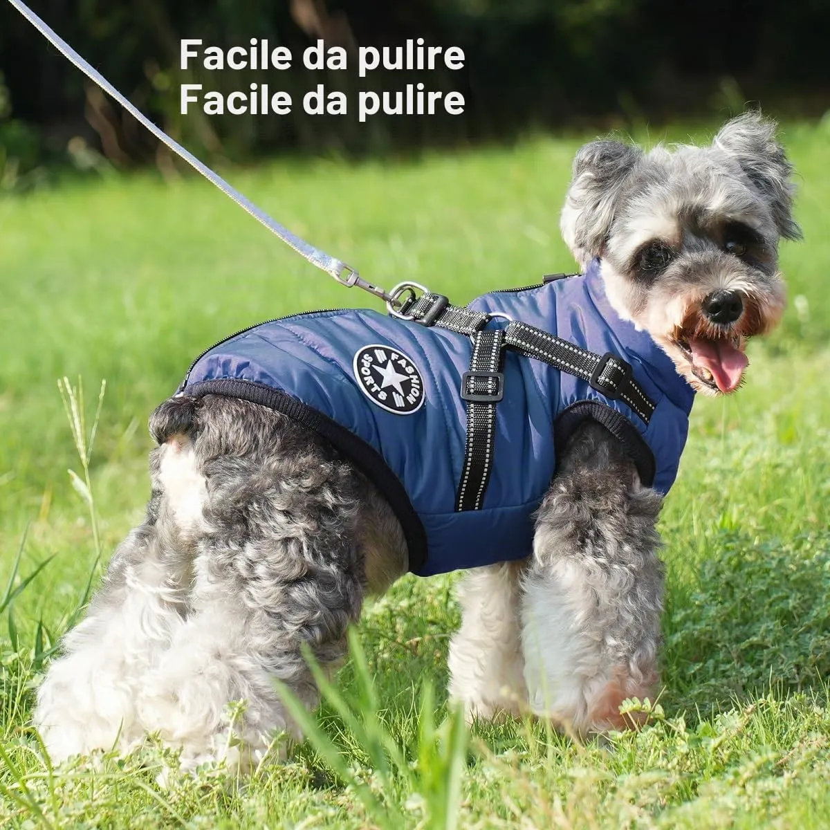 Aywoja Cappotto Cane Invernale con Pettorina, Impermeabile e Riflettente, Lavabile in Lavatrice - immagine 7