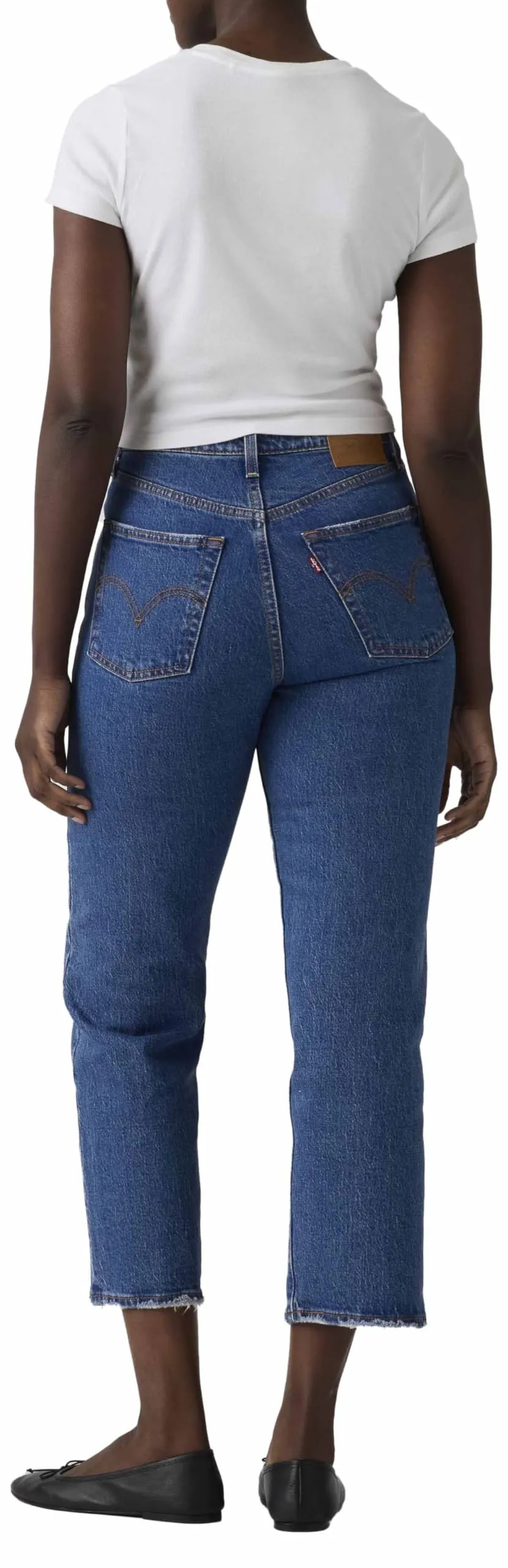 Levi's Ribcage Straight Ankle Jeans, Jazz Pop, 27W / 31L - immagine 4