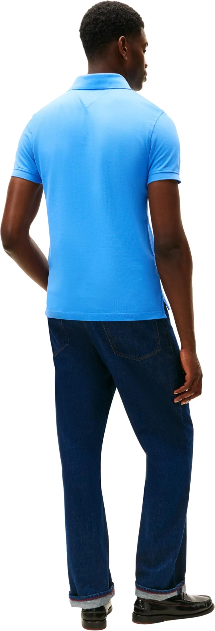 Tommy Hilfiger 1985 Slim Fit Polo Shirt, Blue Spell, XL - immagine 3