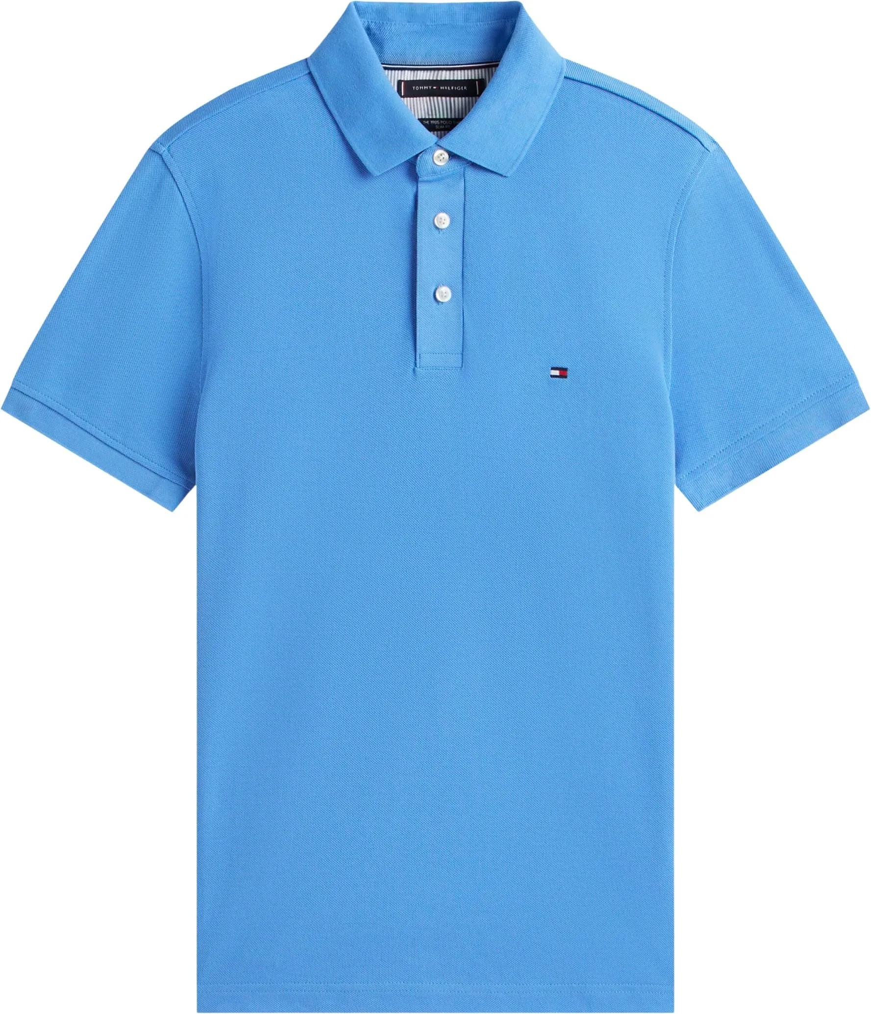 Tommy Hilfiger 1985 Slim Fit Polo Shirt, Blue Spell, XL - immagine 6
