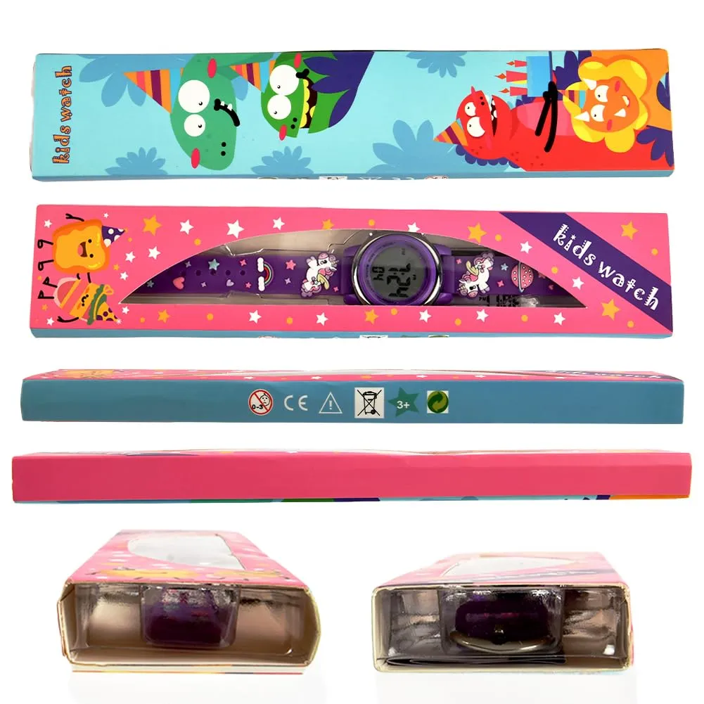Vicloon Orologio Digitale per Bambini, Design Unicorno 3D, Waterproof, Retroilluminazione a 7 Colori - immagine 8