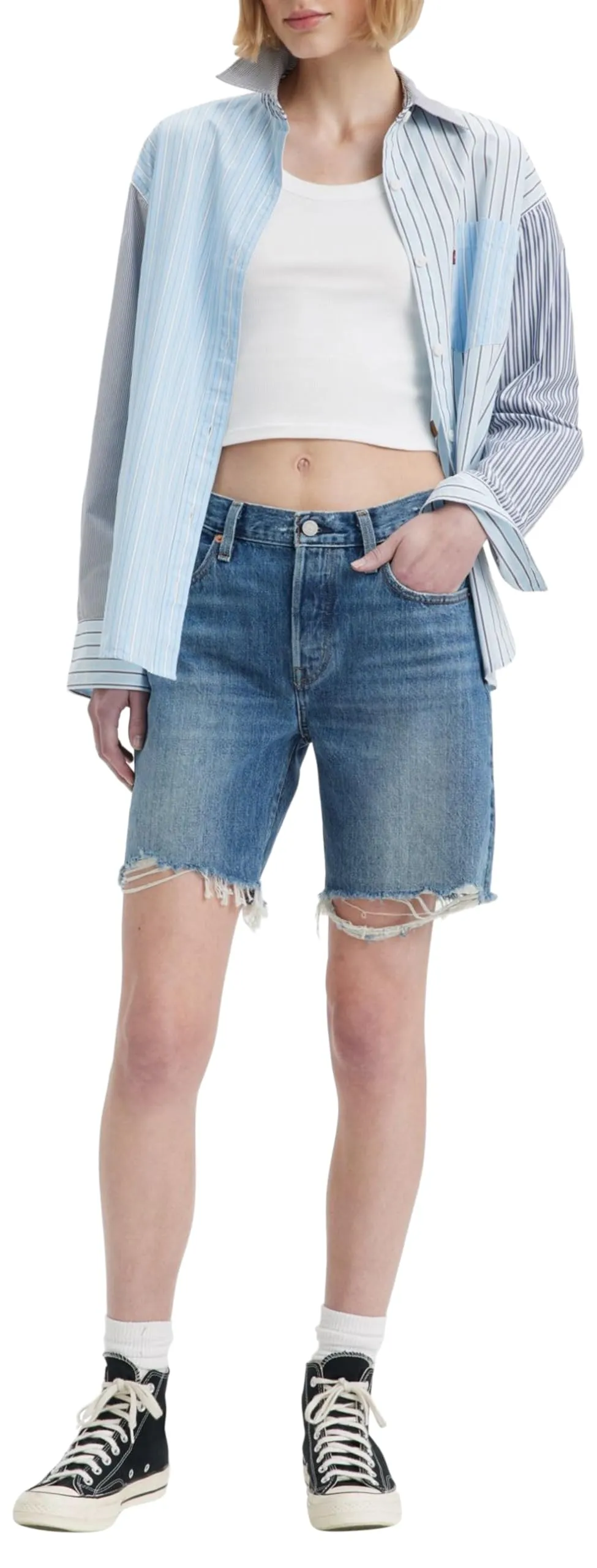 Levi's 501 '90s Pantaloncini Donna Happy Break 24W - immagine 1