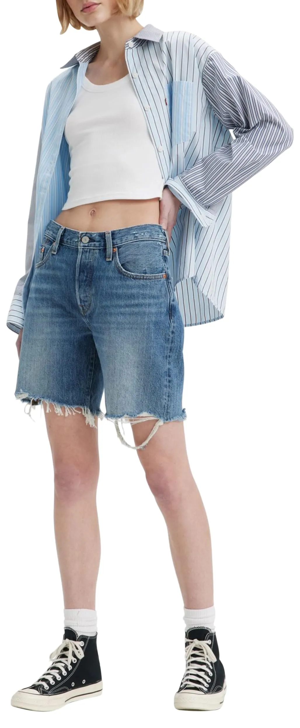 Levi's 501 '90s Pantaloncini Donna Happy Break 24W - immagine 3