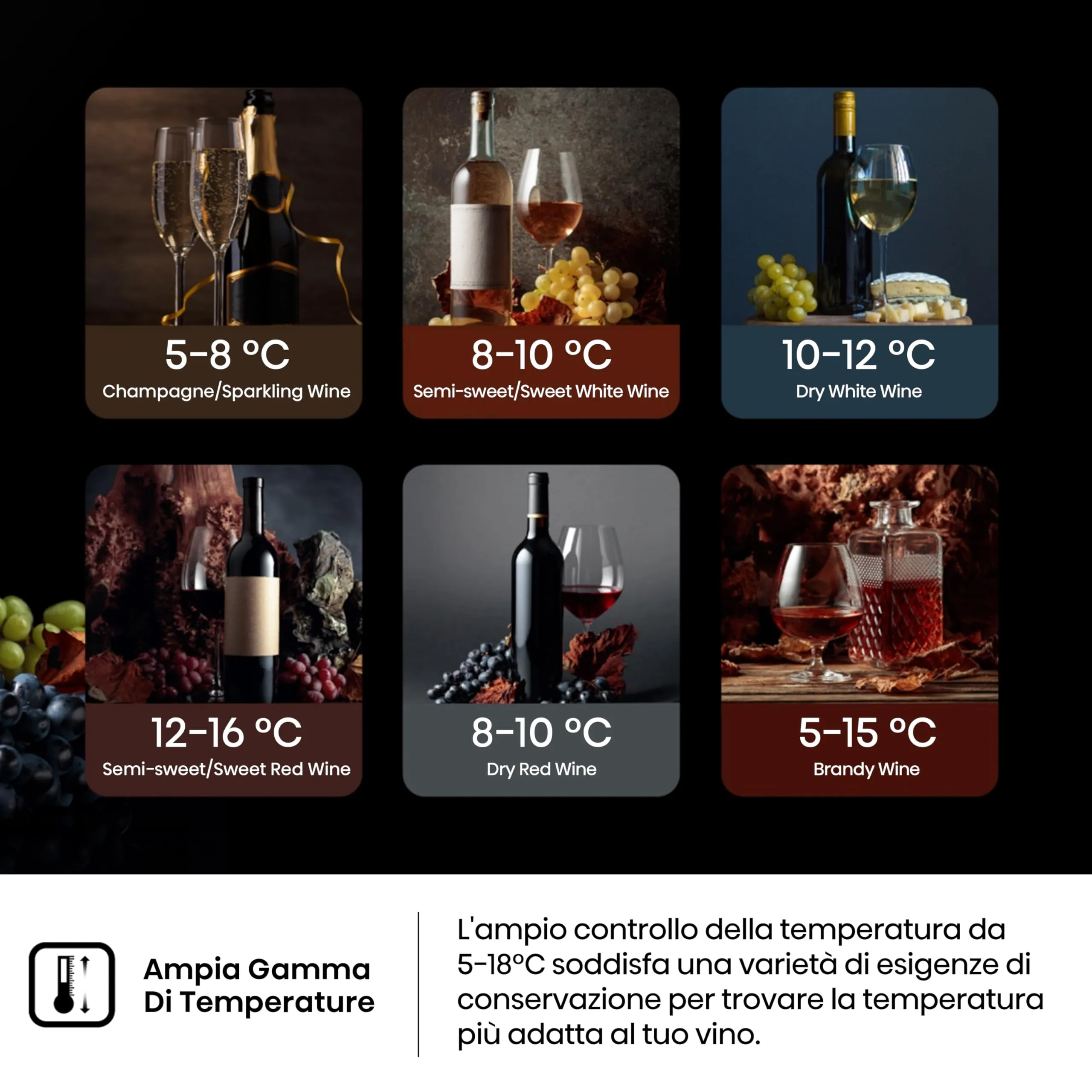 Hisense MWC4894GF Cantina Vino 30 Bottiglie Monotemperatura - immagine 6