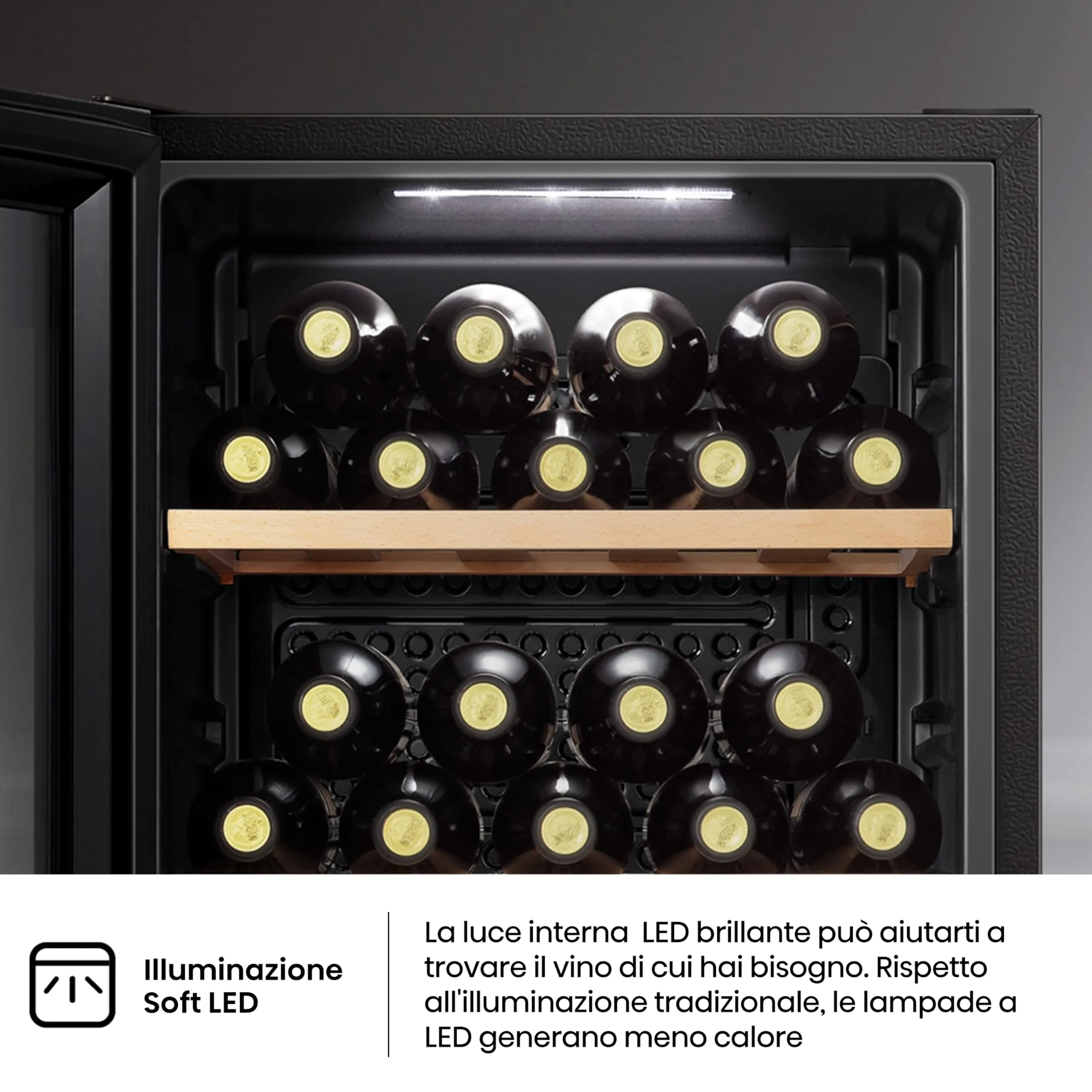 Hisense MWC4894GF Cantina Vino 30 Bottiglie Monotemperatura - immagine 10