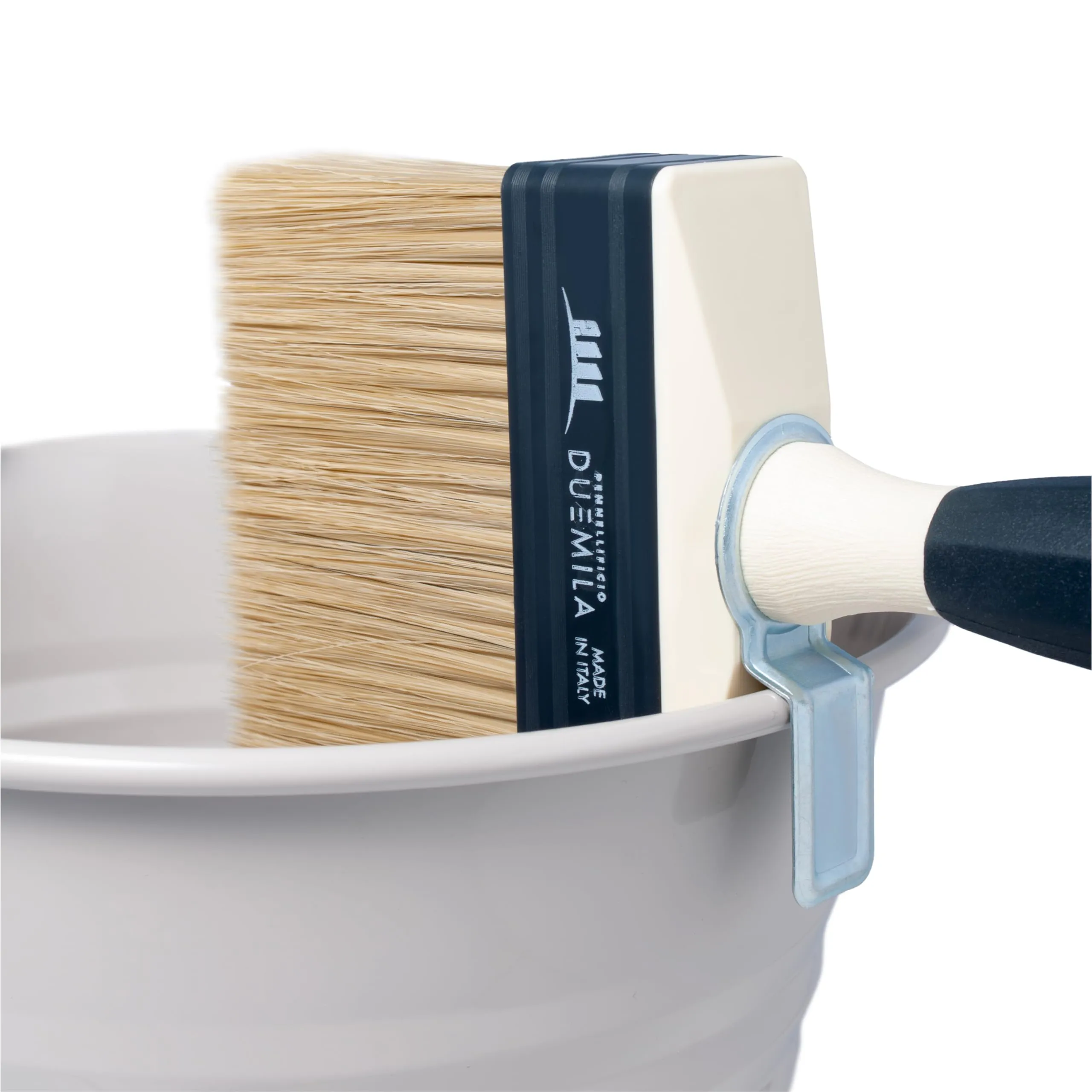 Pennellificio 2000 Pennello Plafone con Manico in Plastica per Muri Interni ed Esterni, 3x10 cm - immagine 6