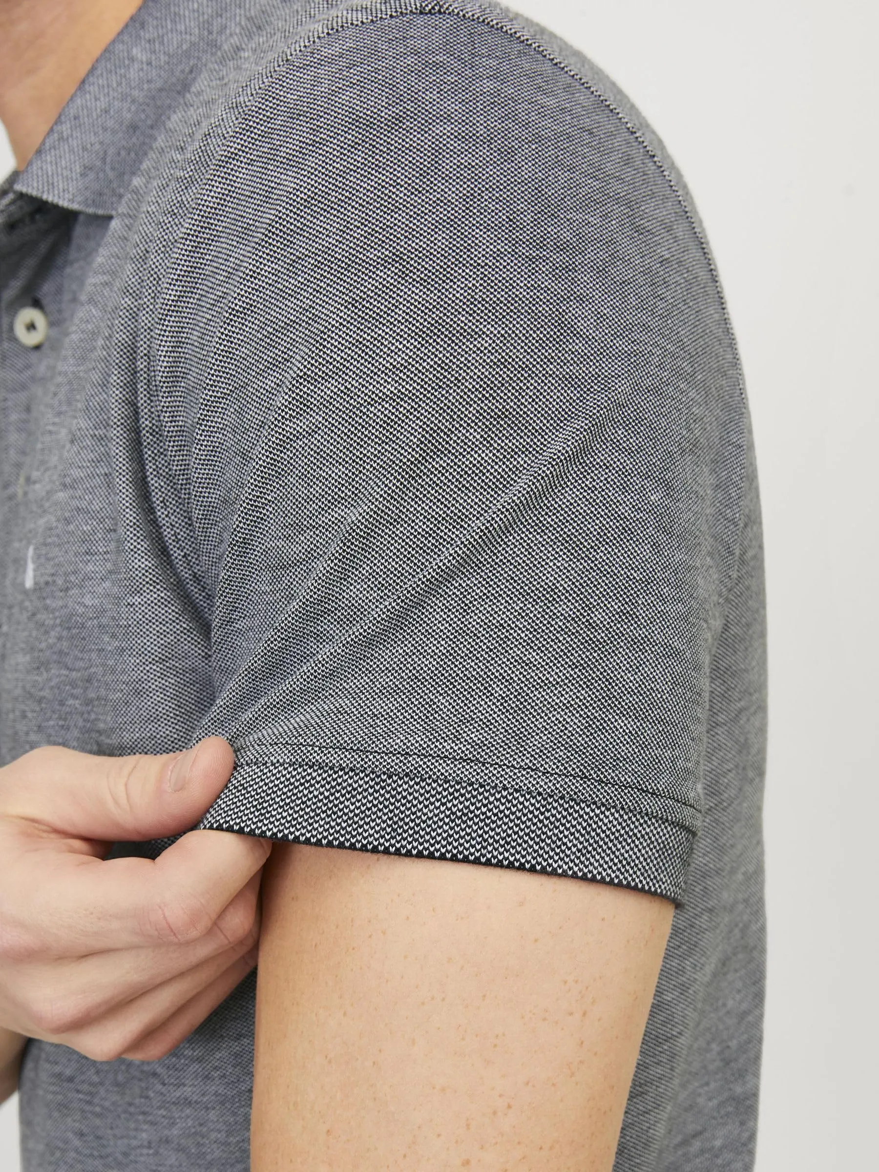 Jack & Jones Jjepaulos Polo SS Noos T-Shirt, Anthracite, XL Men - immagine 5