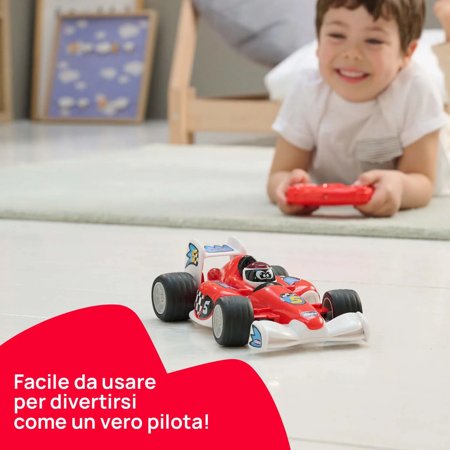 Chicco Tom Race RC Macchinina Telecomandata Rosso - immagine 5