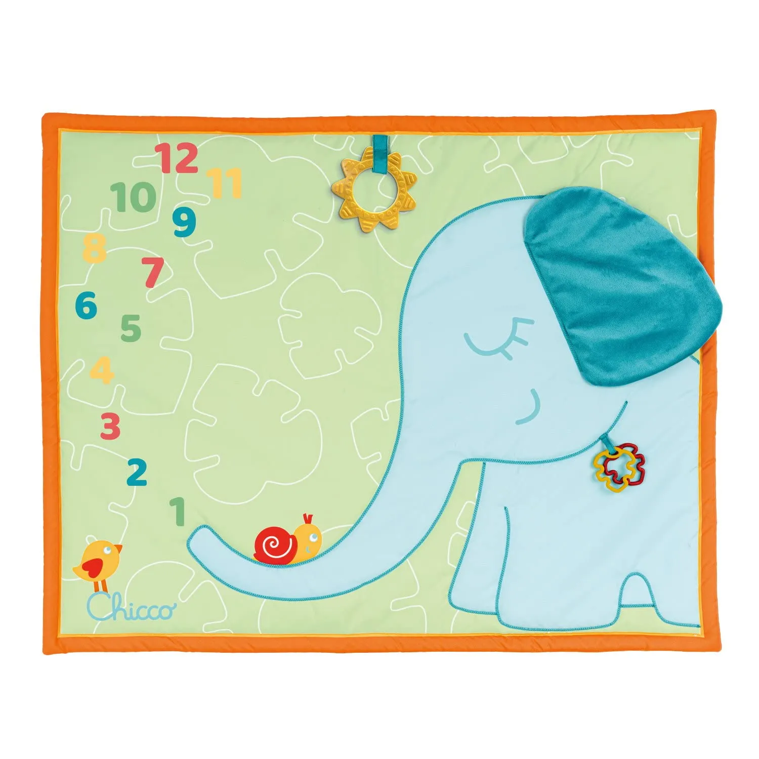 Chicco Tappeto Complimese per Foto Ricordo con Anello Dentizione, 72x90 cm - immagine 1