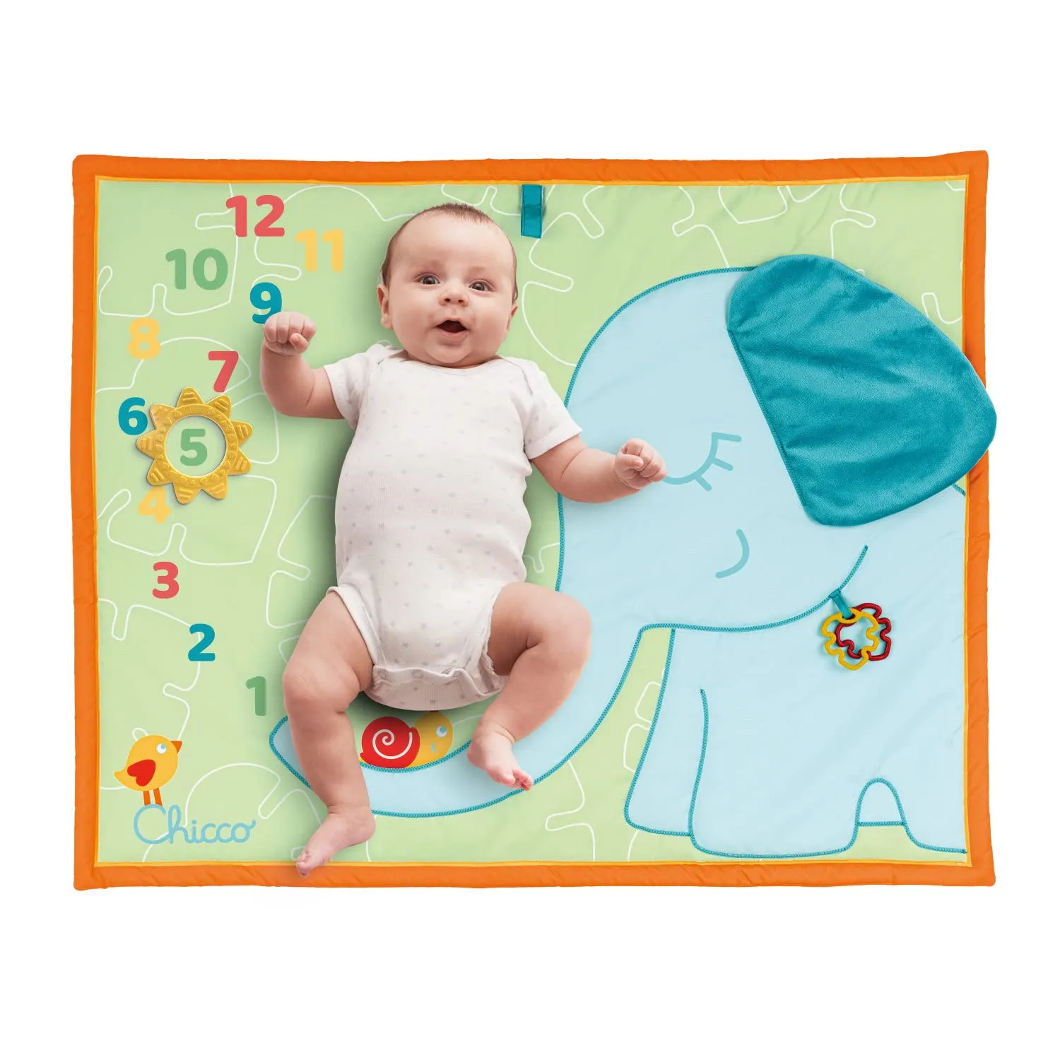 Chicco Tappeto Complimese per Foto Ricordo con Anello Dentizione, 72x90 cm - immagine 2