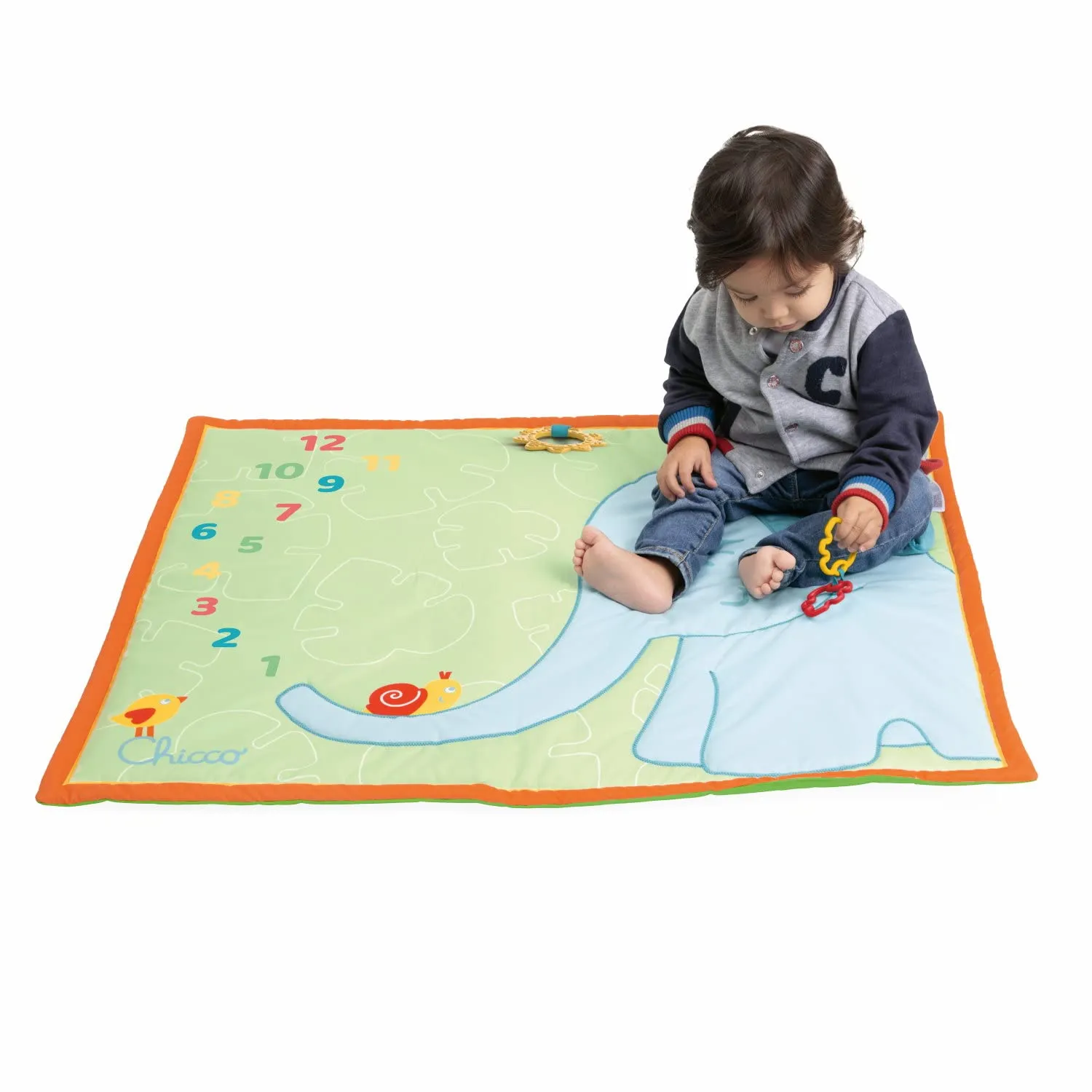 Chicco Tappeto Complimese per Foto Ricordo con Anello Dentizione, 72x90 cm - immagine 3