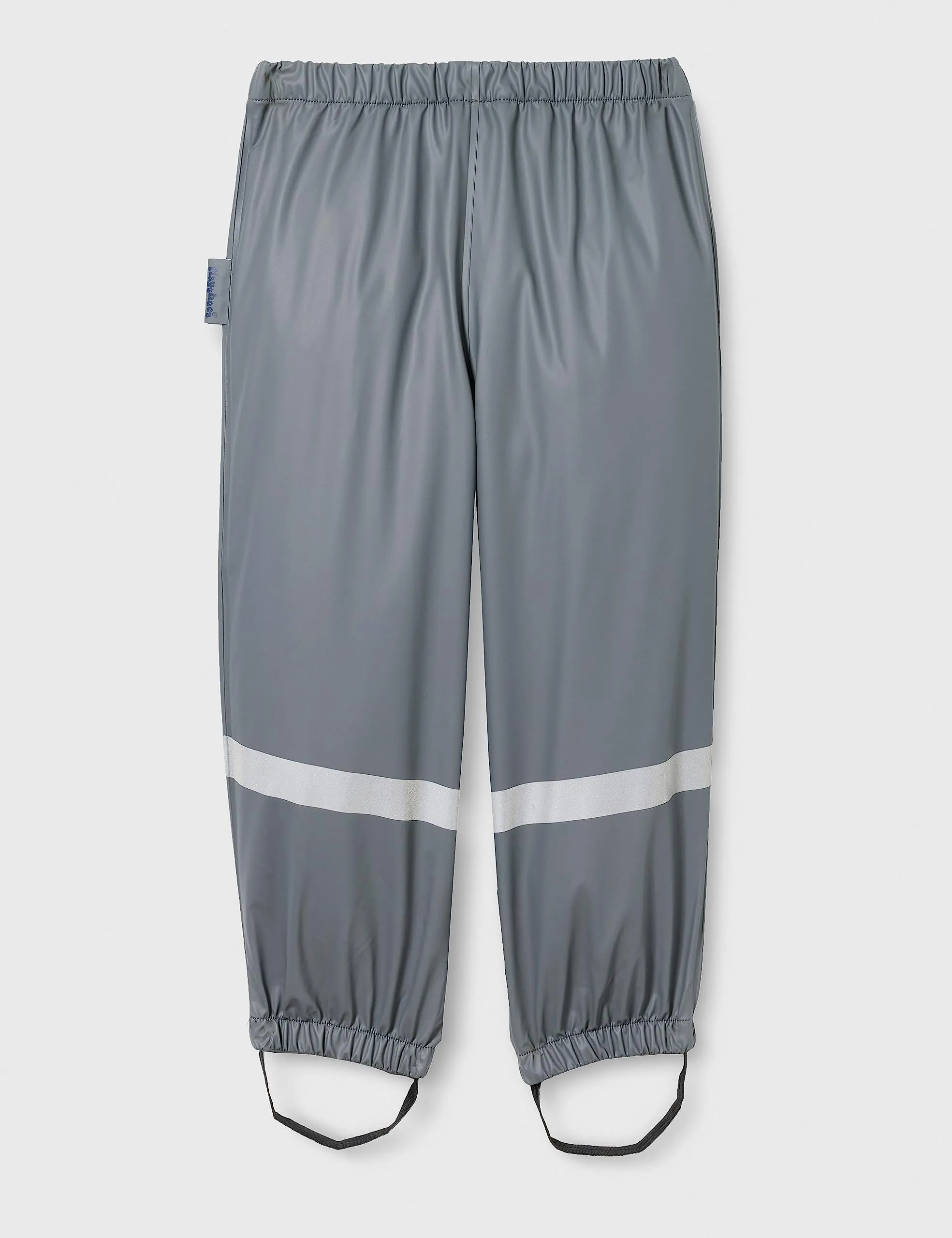 Playshoes Pantaloni Fango Salopette Antipioggia Sfoderati Unisex Bambini e Ragazzi, Grigio Scuro, 80 - immagine 3