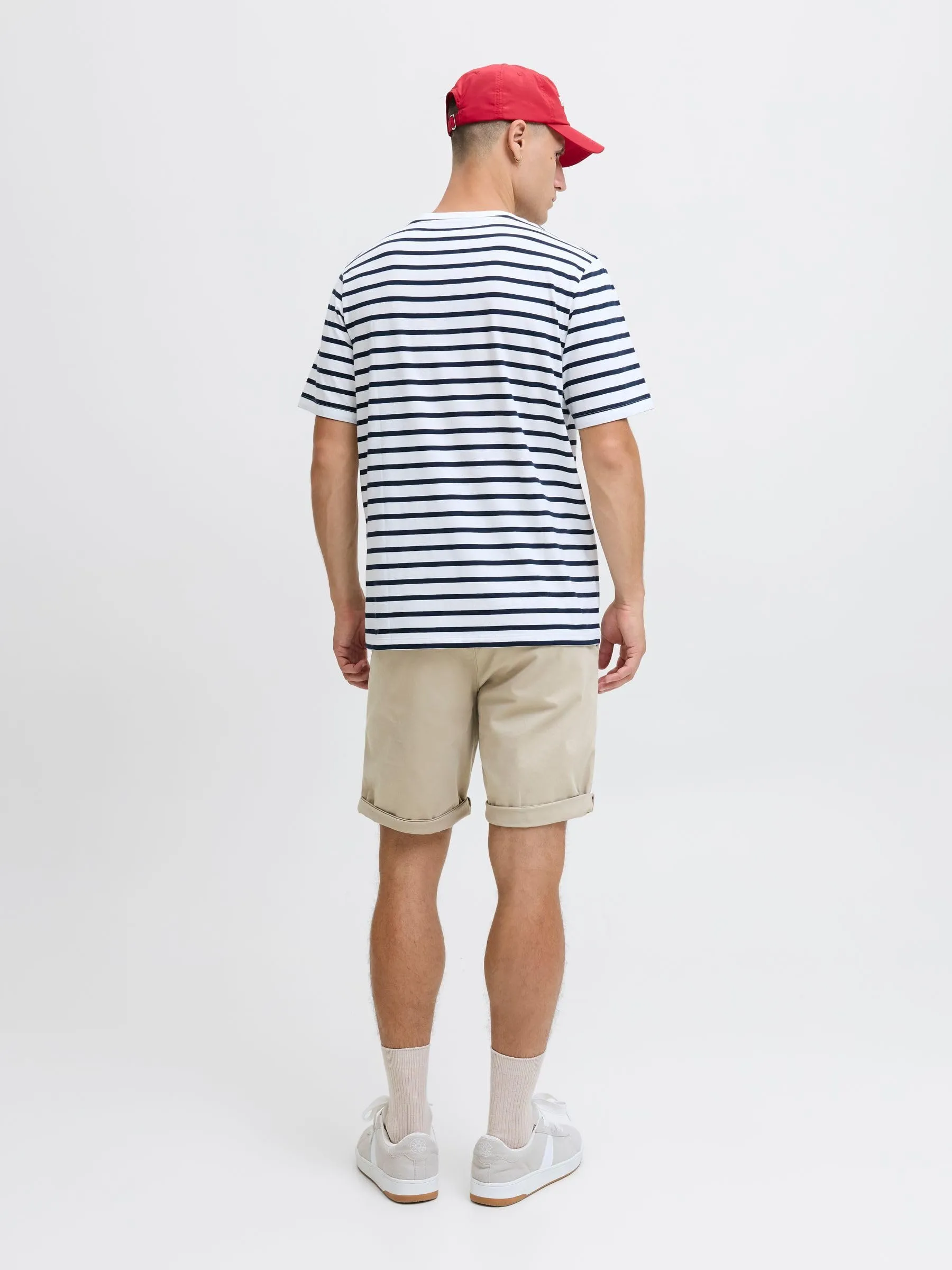 Jack & Jones Male Chino Shorts Regular Fit, Crockery, XS - immagine 5