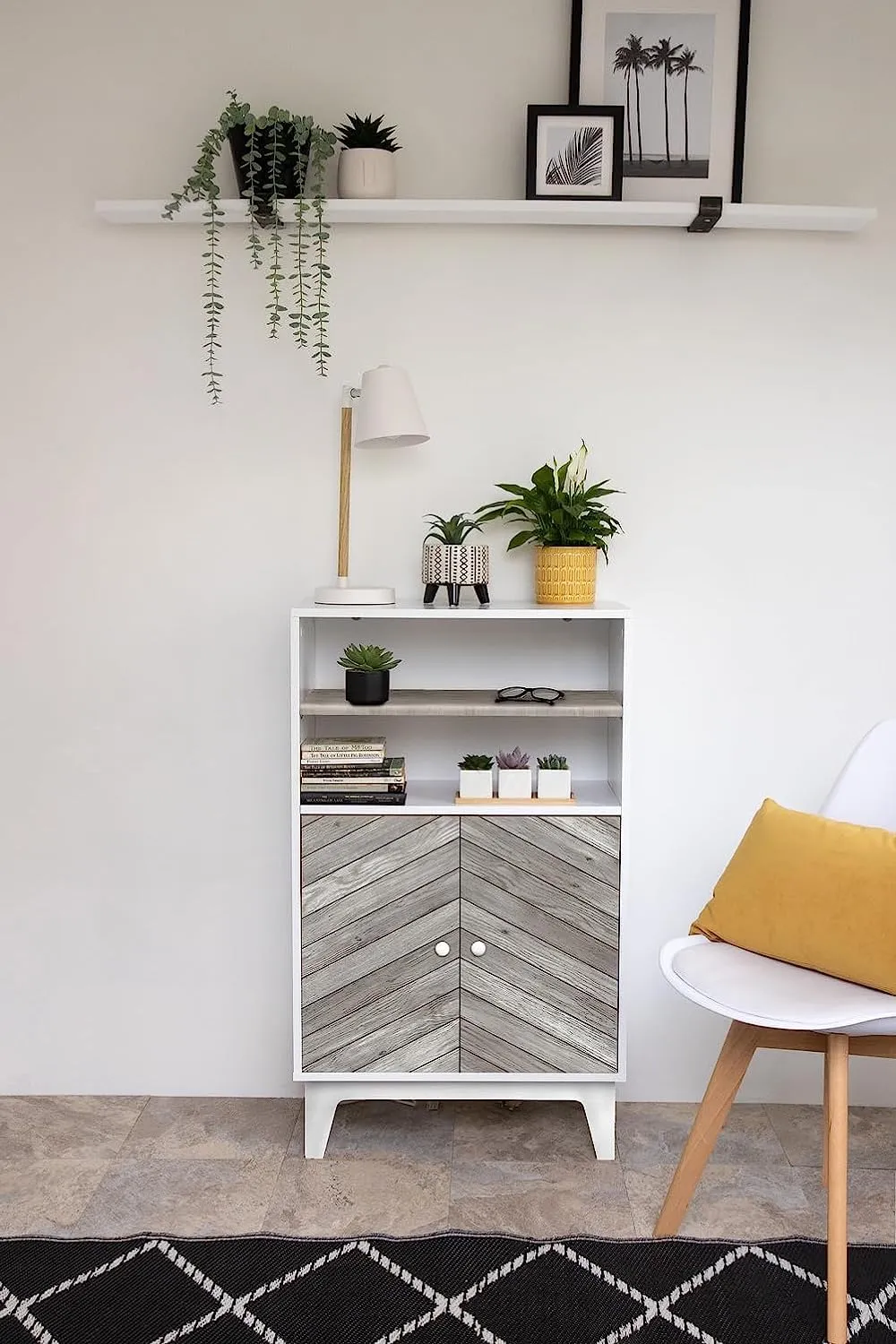 d-c-fix Pellicola Adesiva per Mobili Chevron Gray 67,5 cm x 2 m - immagine 2