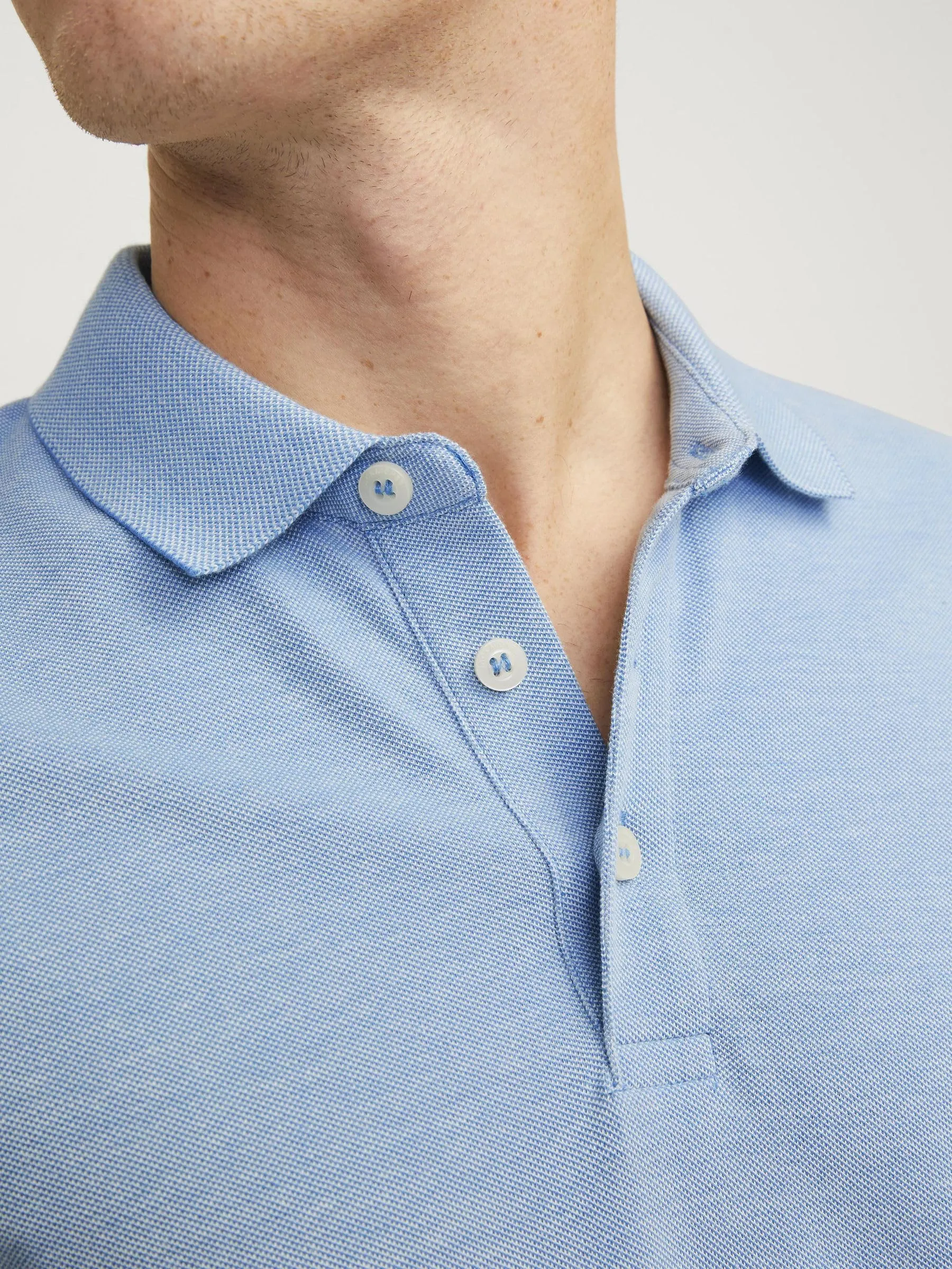 Jack & Jones Jjepaulos Polo SS Noos T-shirt, Pacific Coast, M - immagine 6