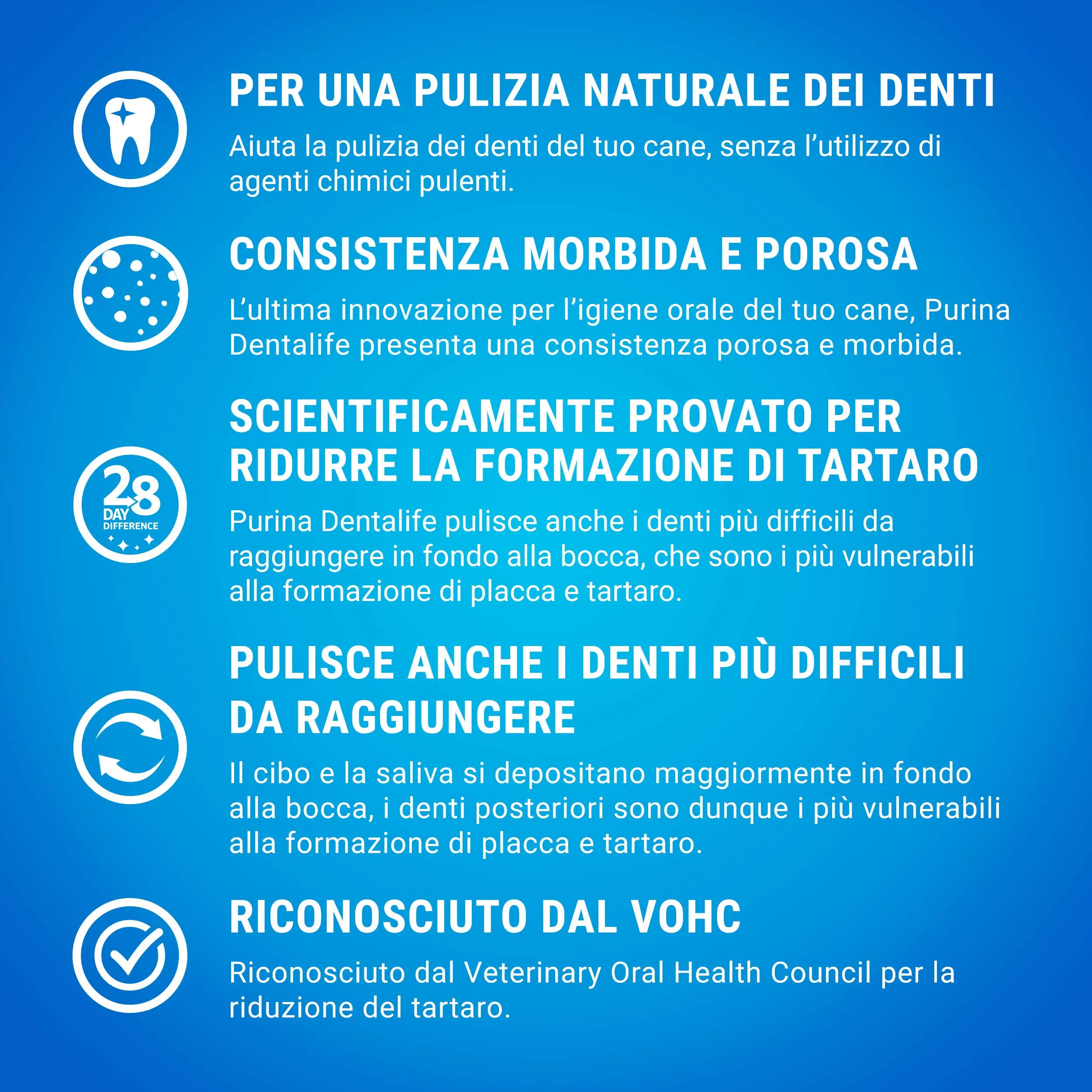 Purina Dentalife Snack Cane per l'igiene orale, Taglia Large, 142 g (Confezione da 6) - immagine 3