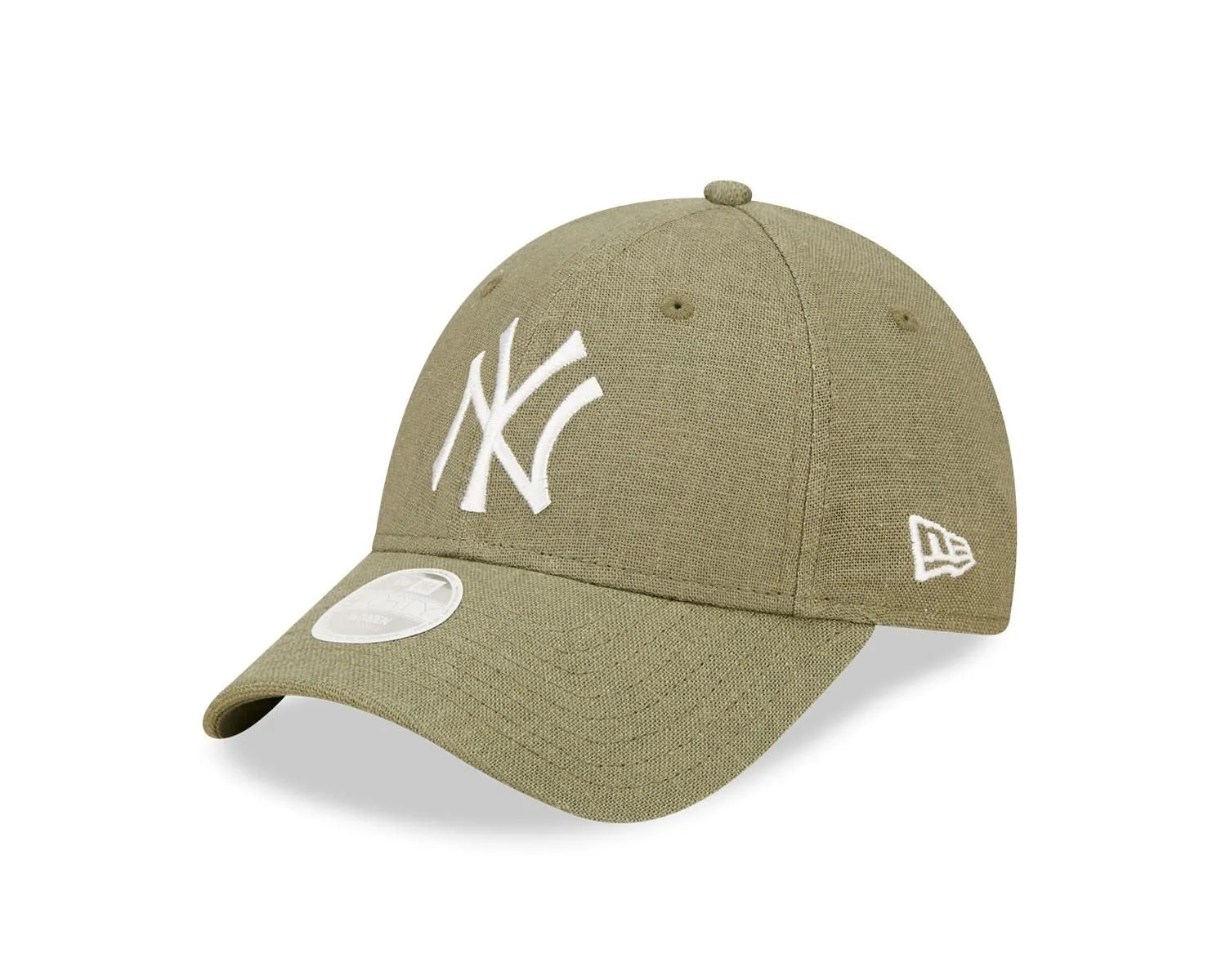 New Era York Yankees MLB 9Forty Adjustable Women's Cap - Linen Olive White - immagine 1