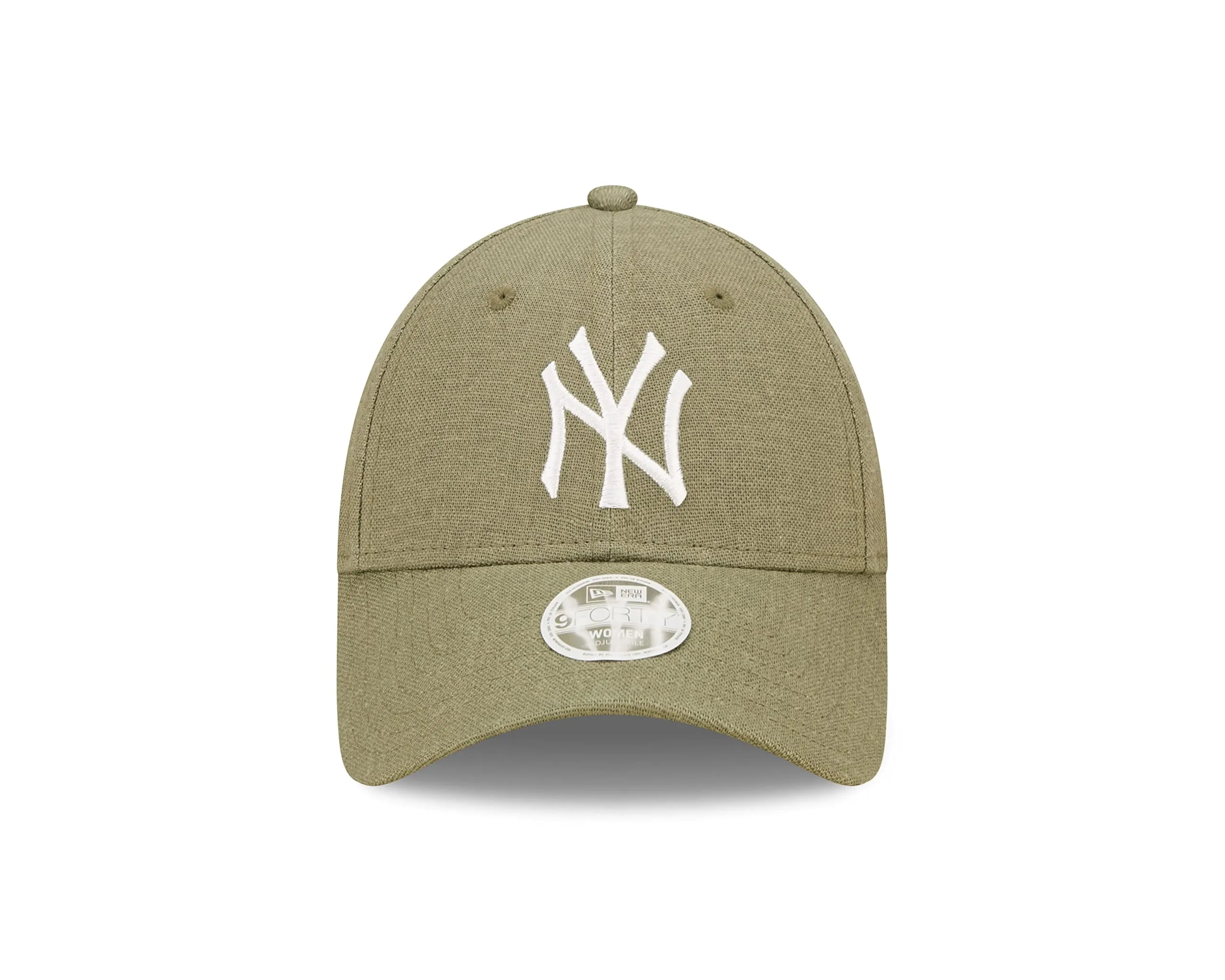 New Era York Yankees MLB 9Forty Adjustable Women's Cap - Linen Olive White - immagine 2