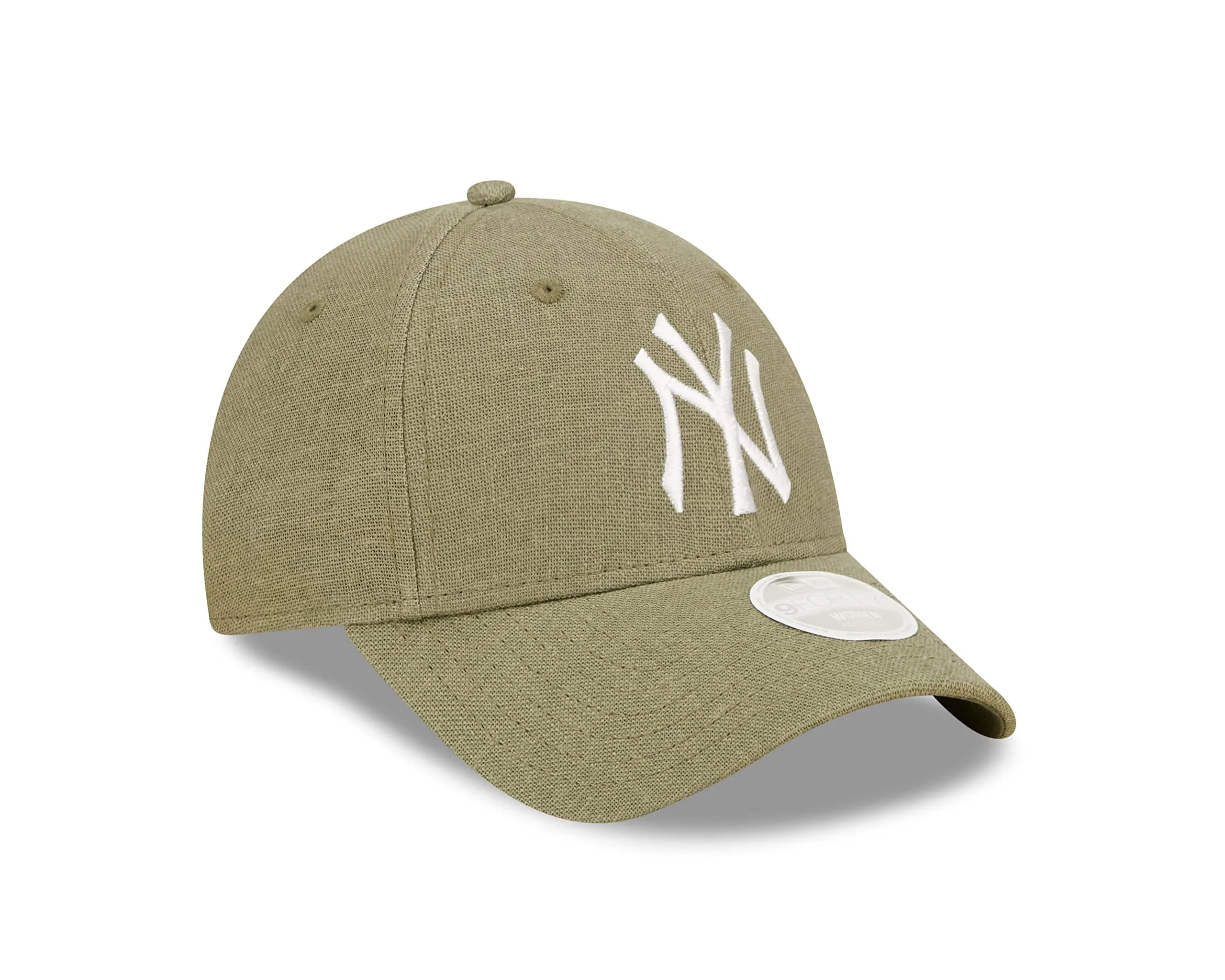 New Era York Yankees MLB 9Forty Adjustable Women's Cap - Linen Olive White - immagine 3