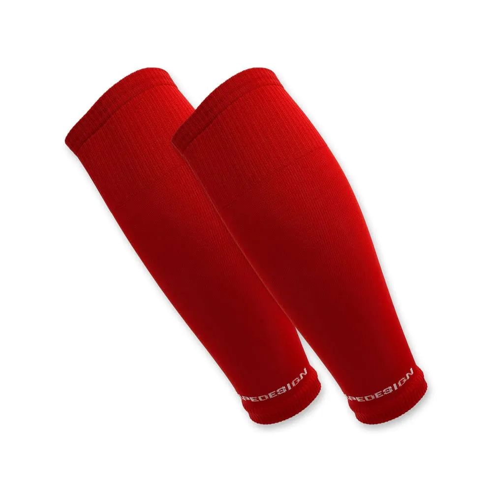 Tapedesign Tubes Calze Calcio Senza Piede, Rosso, Taglia Unica - immagine 1