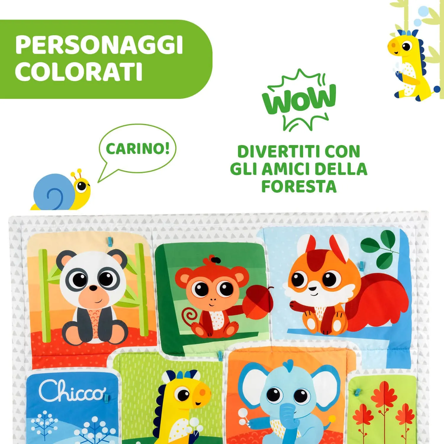 Chicco Tappeto da Gioco XXL Magic Forest, 135 x 90 cm - immagine 5