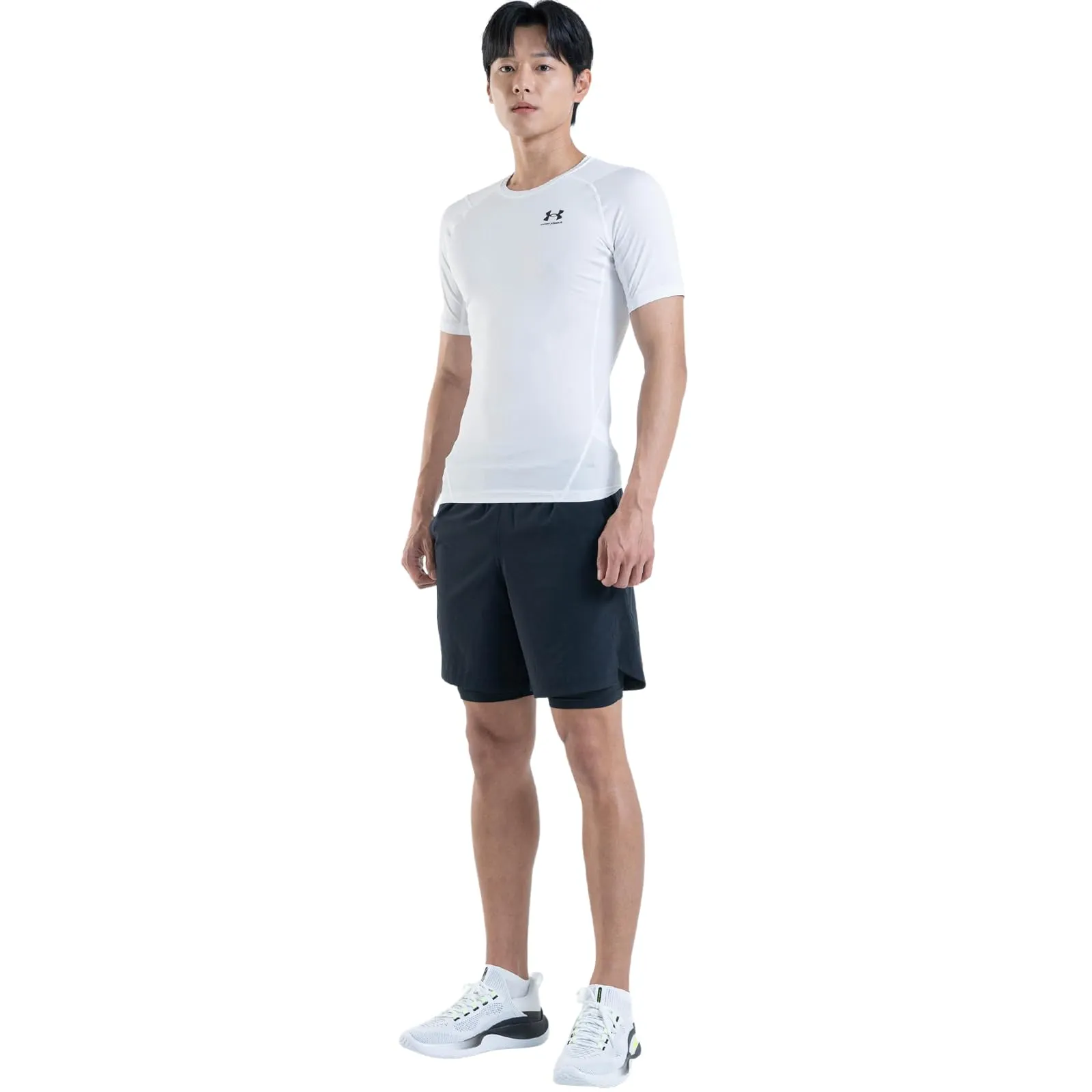 Under Armour HeatGear Maglietta a maniche corte a compressione da uomo - immagine 6