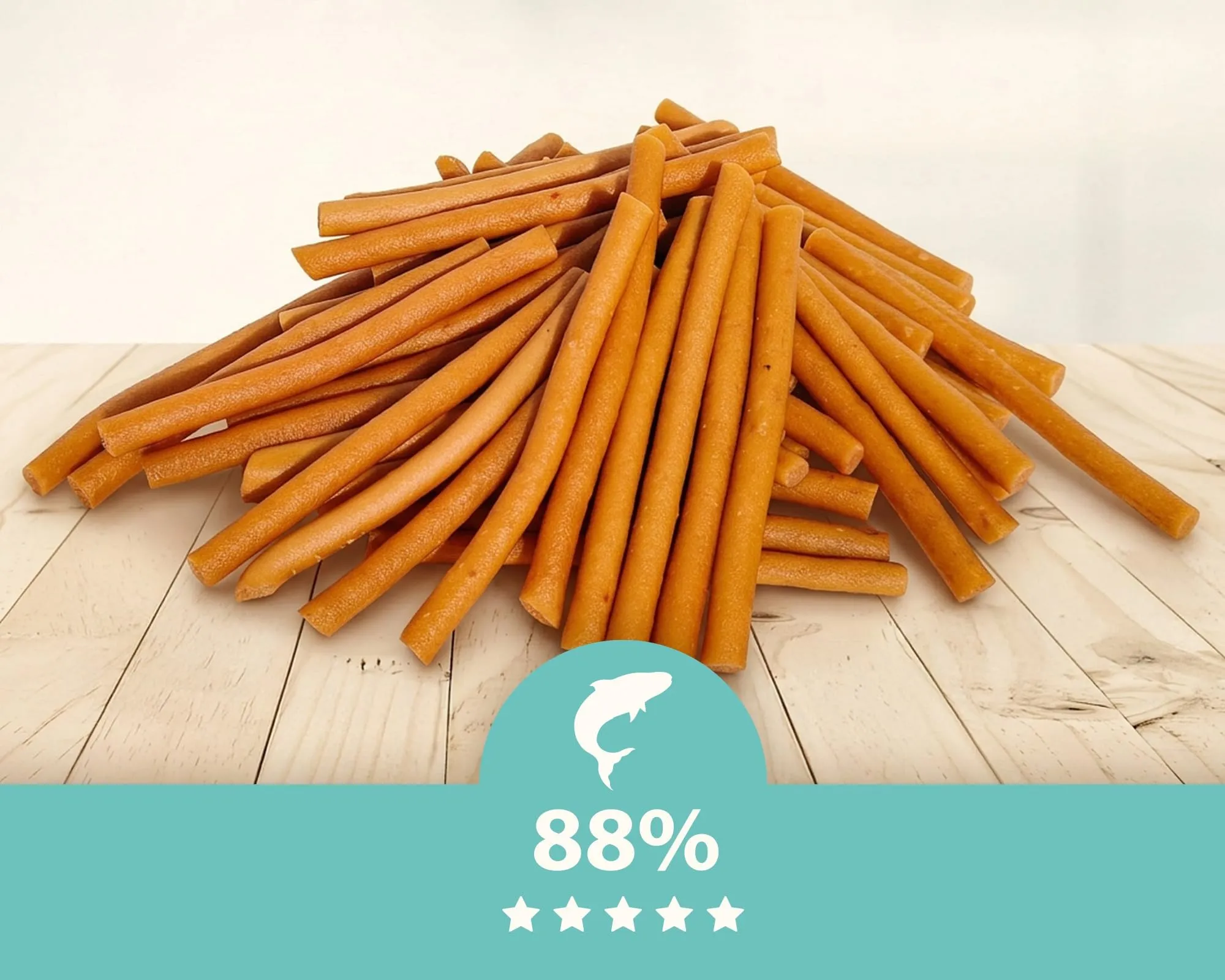 MERSJO Dog Treats Salmone Kabanos, 500g - immagine 7