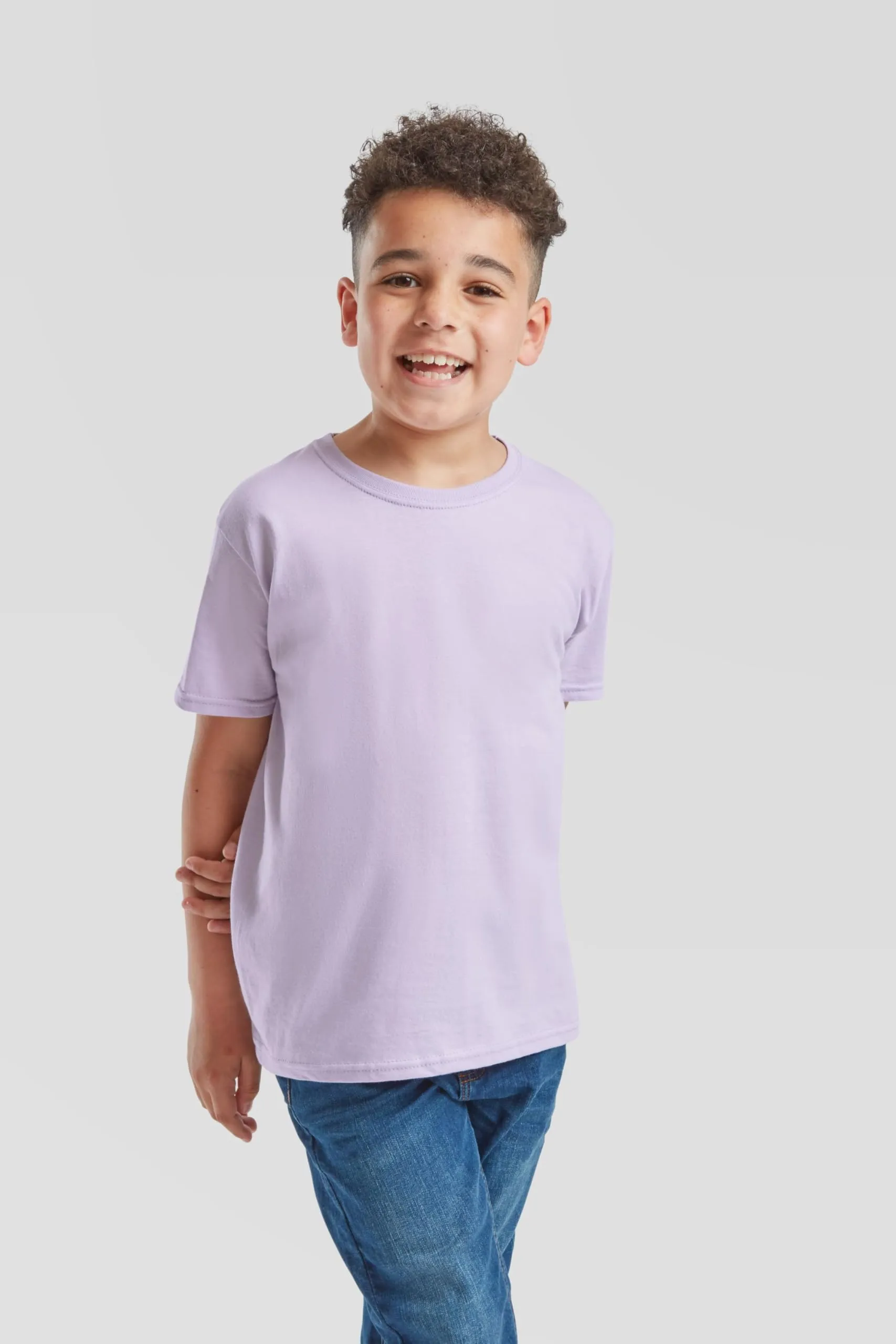 Fruit of the Loom Kids Iconic 150 T, Lavanda Morbida, 140 - immagine 3