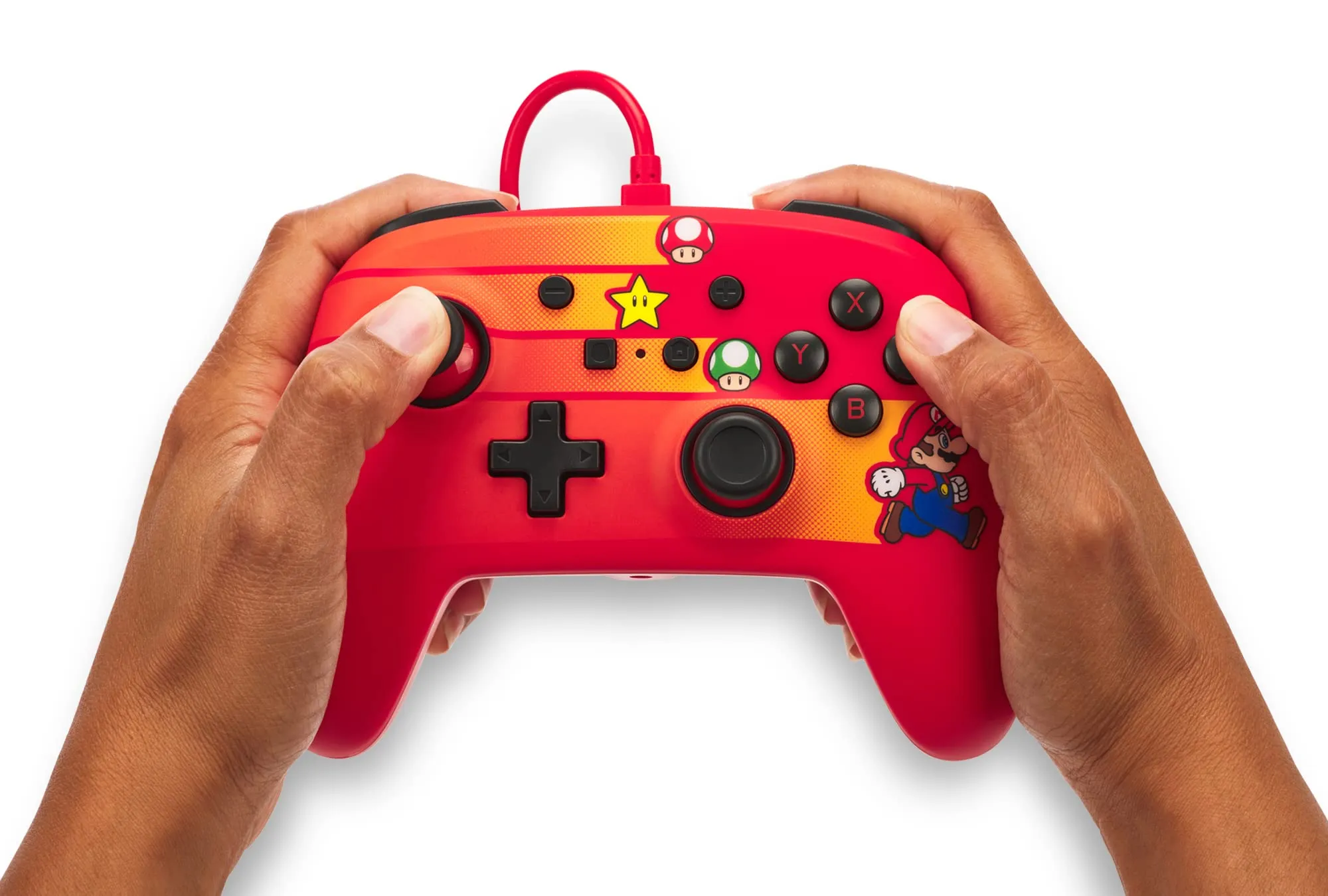PowerA Wired Advanced Controller for Nintendo Switch - Speedster Mario - immagine 2