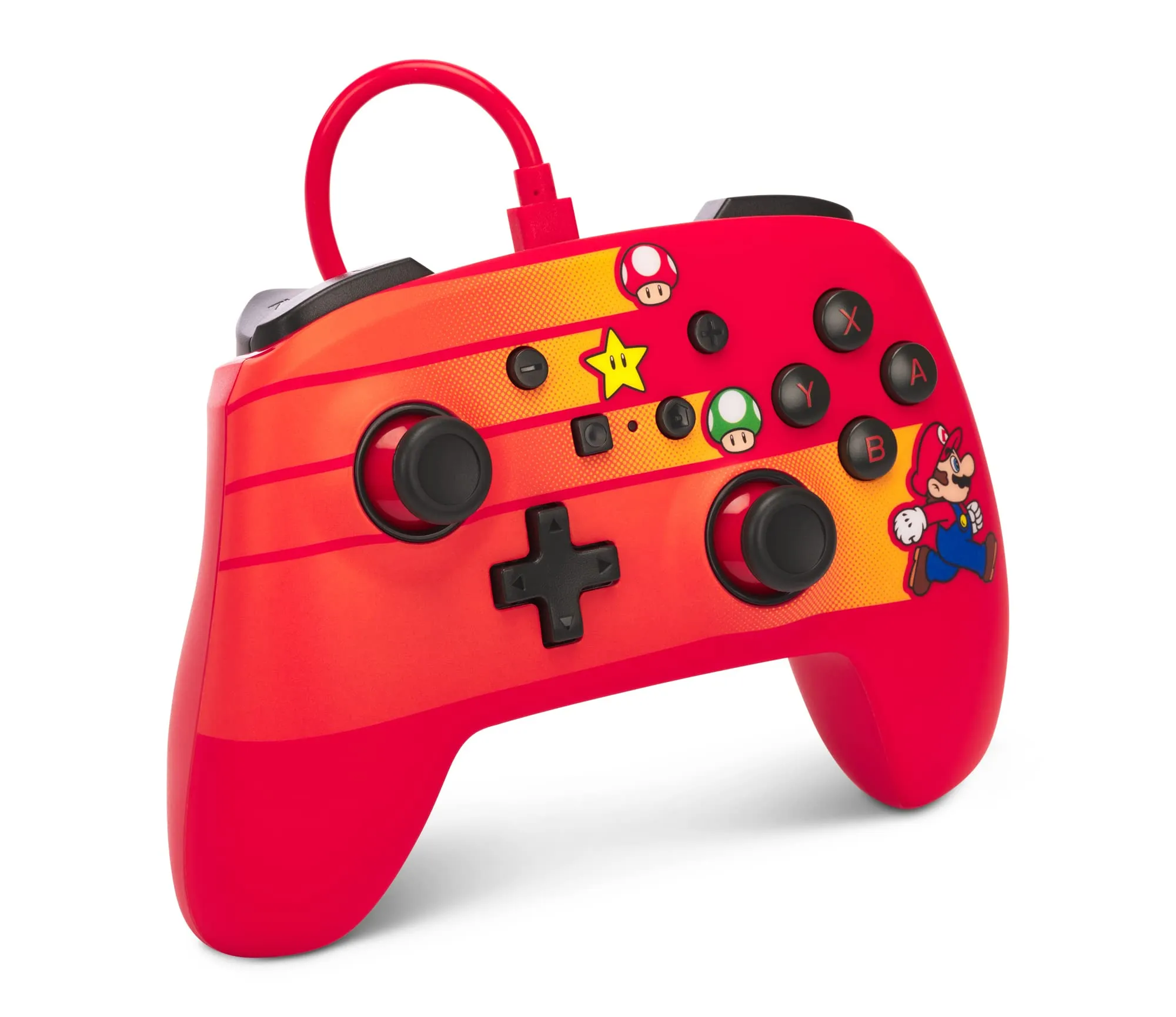 PowerA Wired Advanced Controller for Nintendo Switch - Speedster Mario - immagine 3