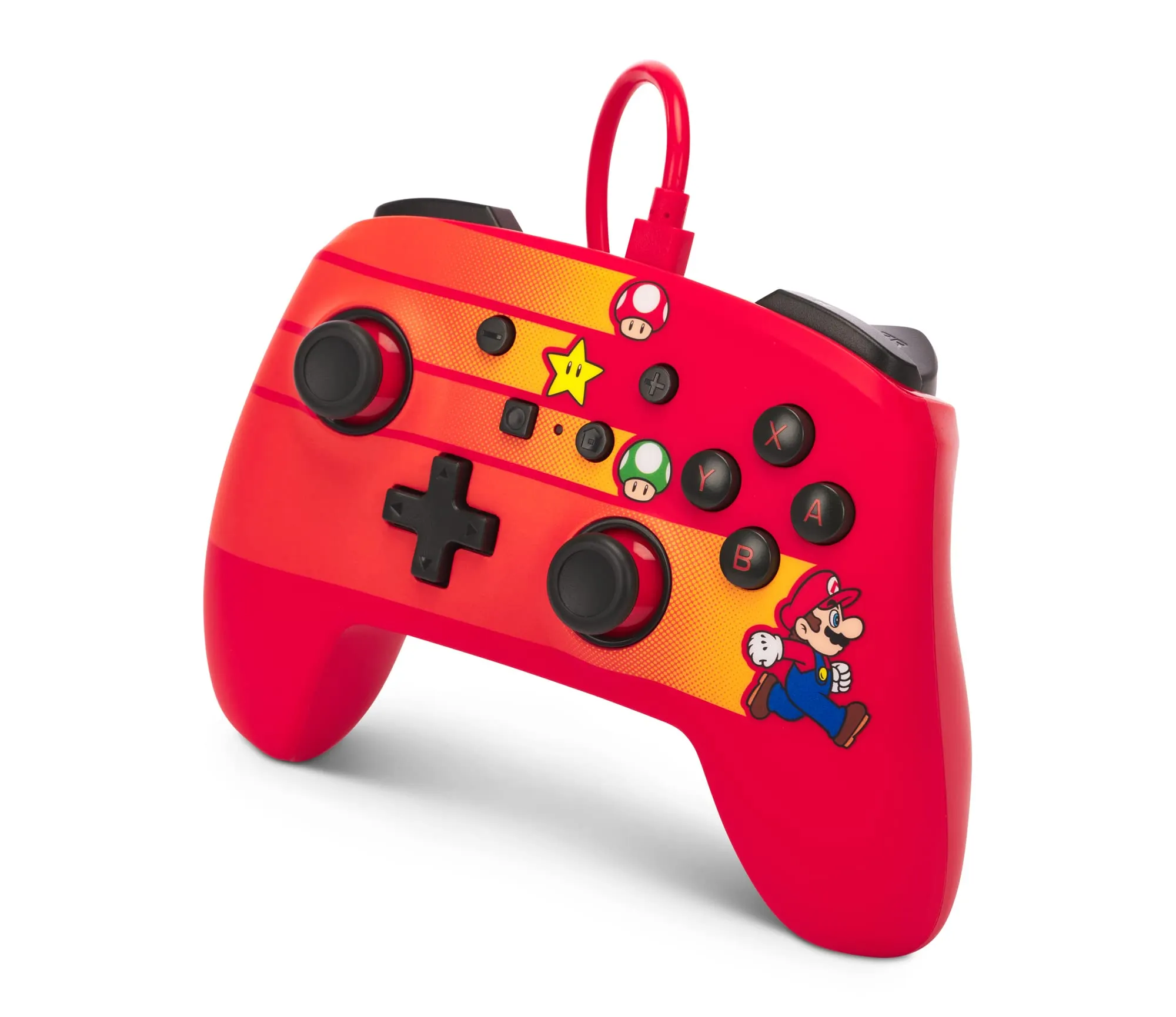 PowerA Wired Advanced Controller for Nintendo Switch - Speedster Mario - immagine 5