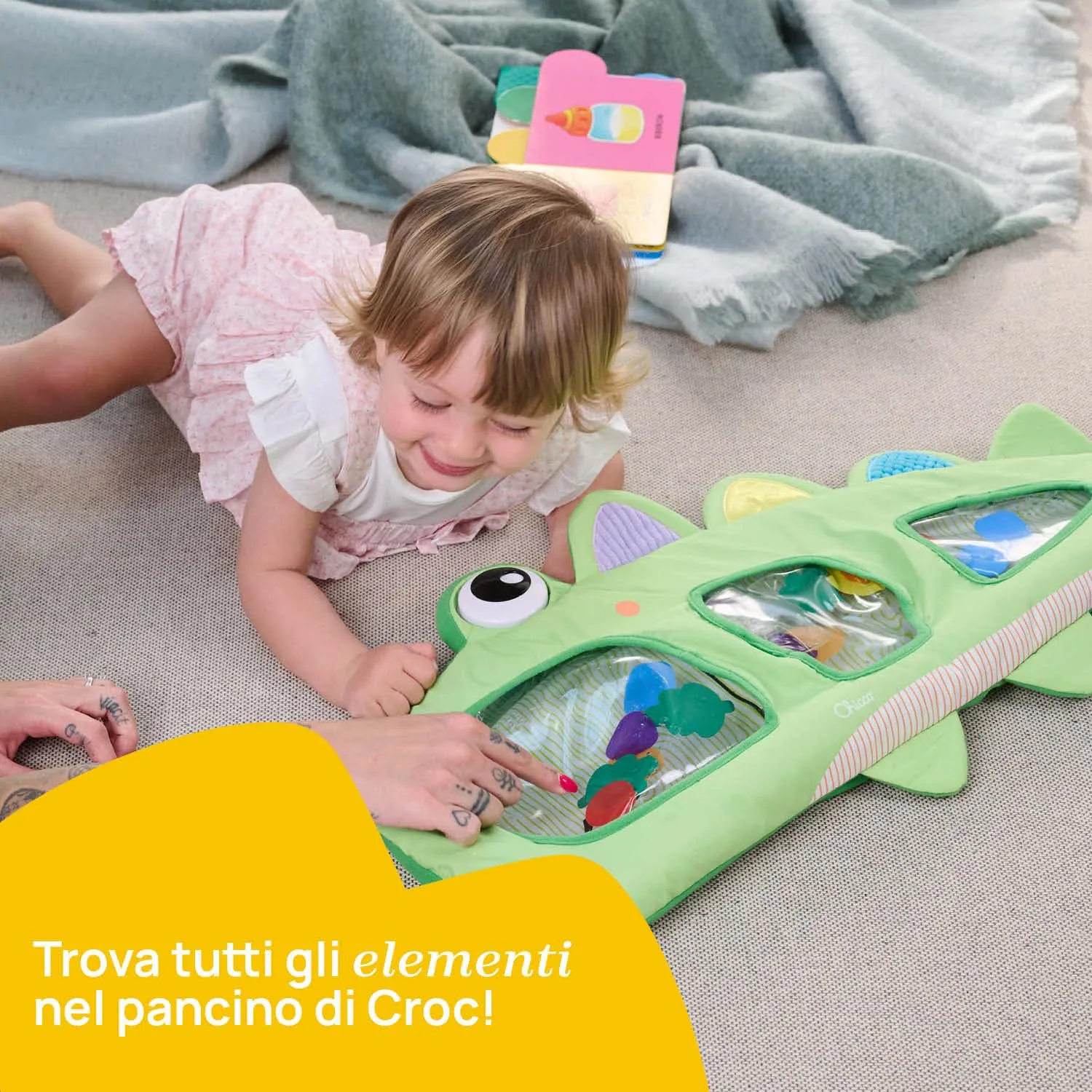 Chicco Coccodrillo Tappeto ad Acqua Sensoriale per Bambini 6-36 Mesi - immagine 6