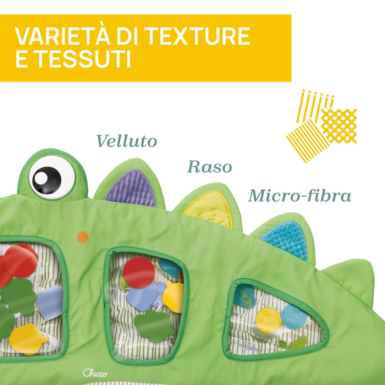 Chicco Coccodrillo Tappeto ad Acqua Sensoriale per Bambini 6-36 Mesi - immagine 9