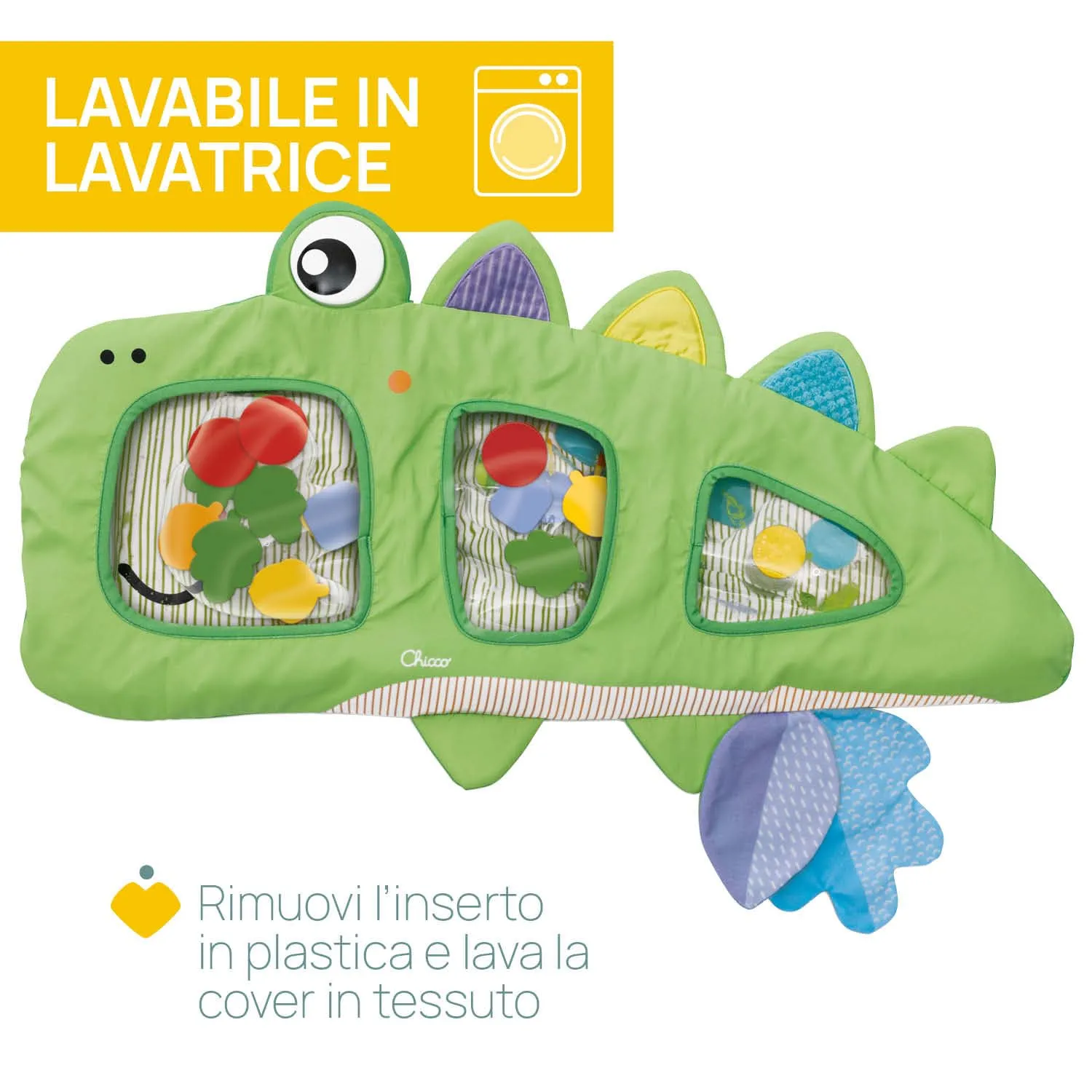 Chicco Coccodrillo Tappeto ad Acqua Sensoriale per Bambini 6-36 Mesi - immagine 10
