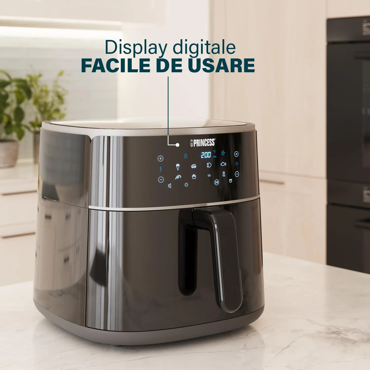 Princess Friggitrice ad Aria Digitale 8 L, 6 Programmi Preimpostati, 182254 - immagine 6