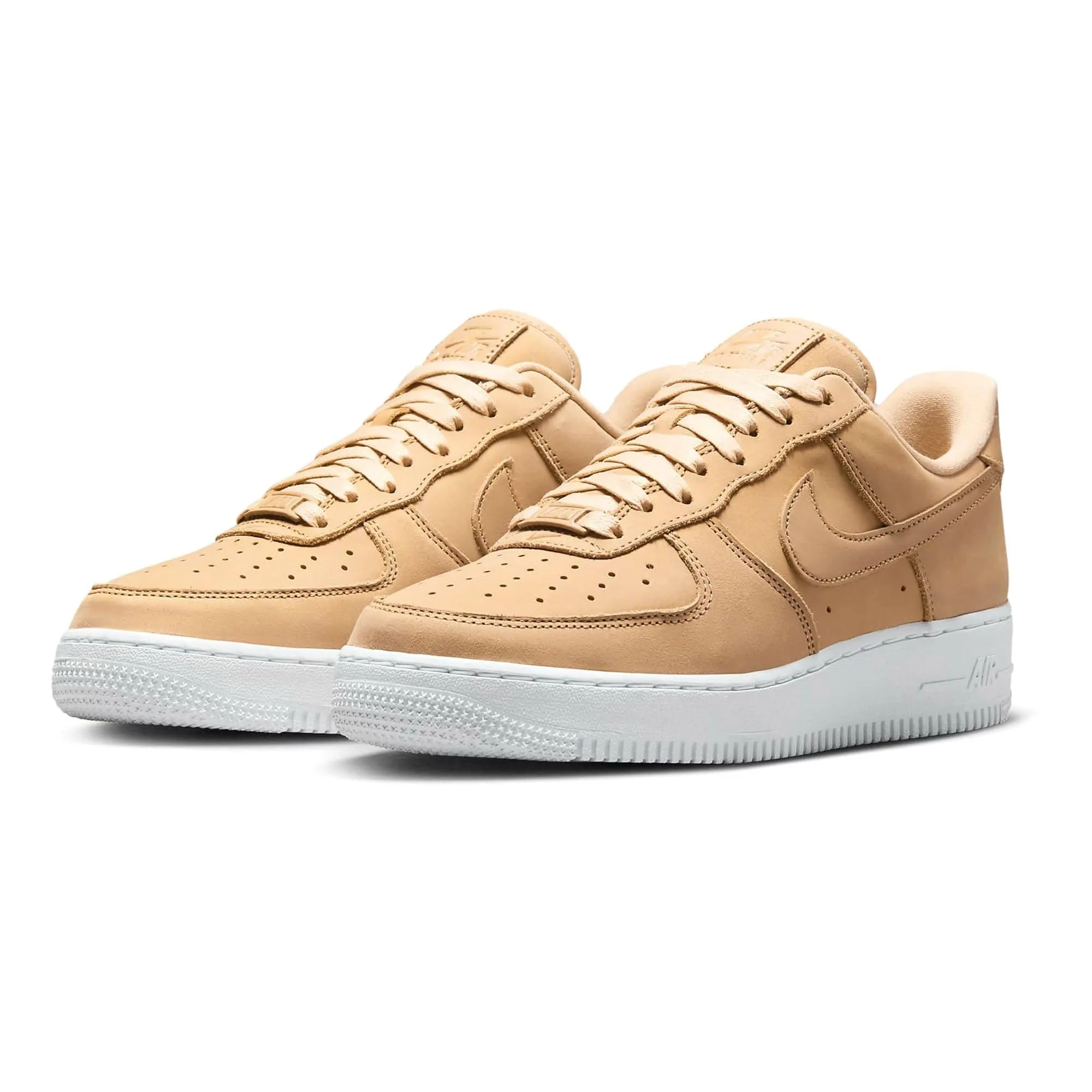 Nike Air Force 1 Premium Donna, Tan White, 38.5 EU - immagine 1