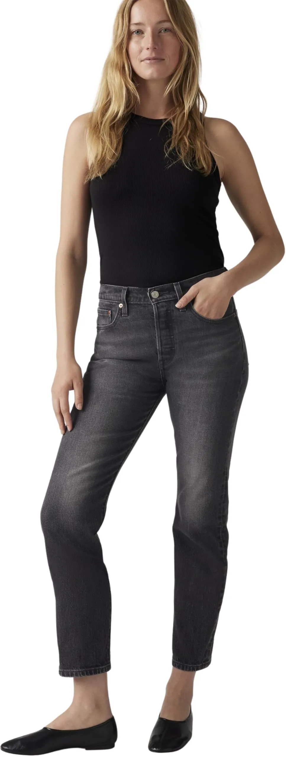 Levi's 501 Crop Jeans Donna Long Live The Queen 24W / 26L - immagine 6