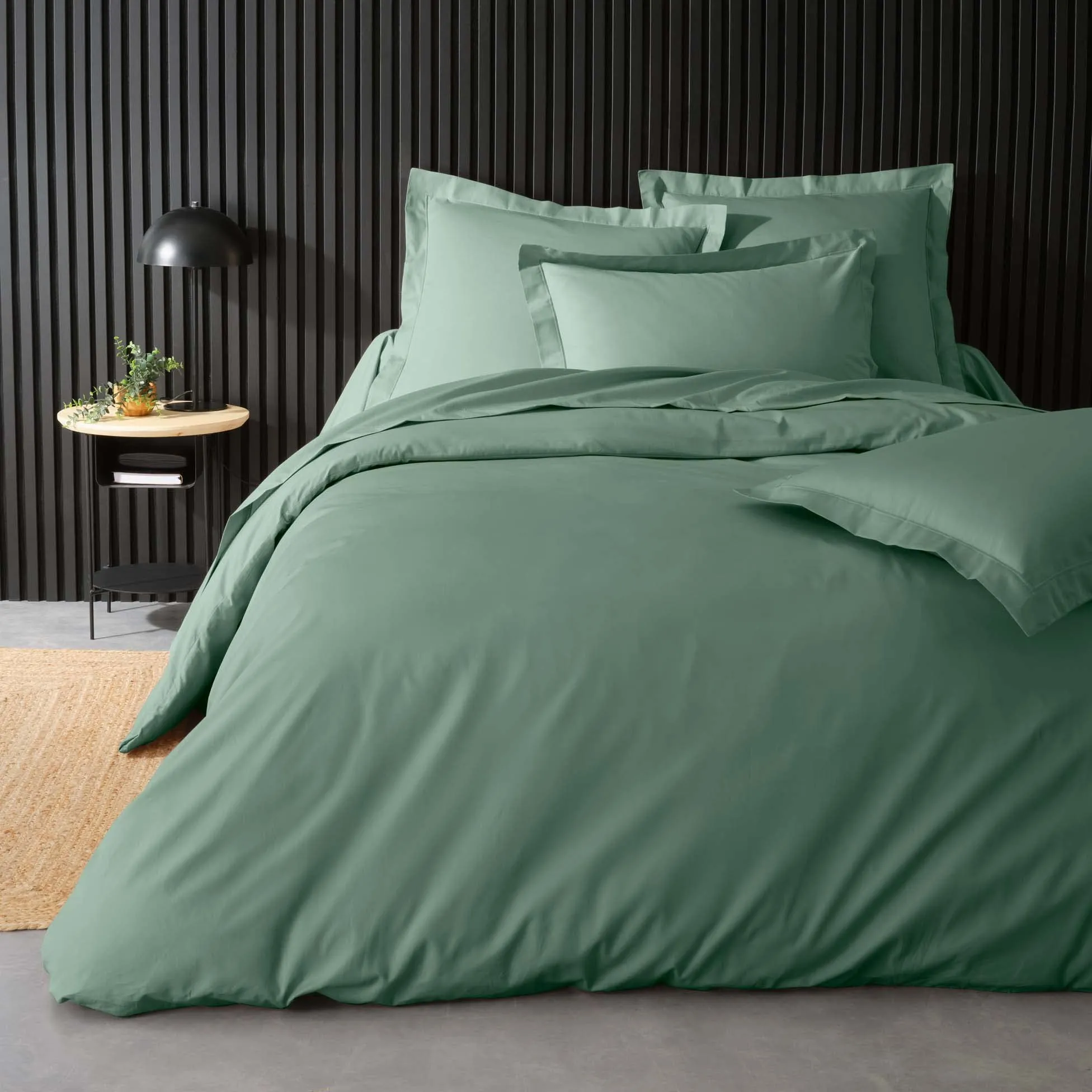 Douceur d'Intérieur Copripiumino Percaline Tiglio, 260 x 240 cm, Cotone - immagine 3