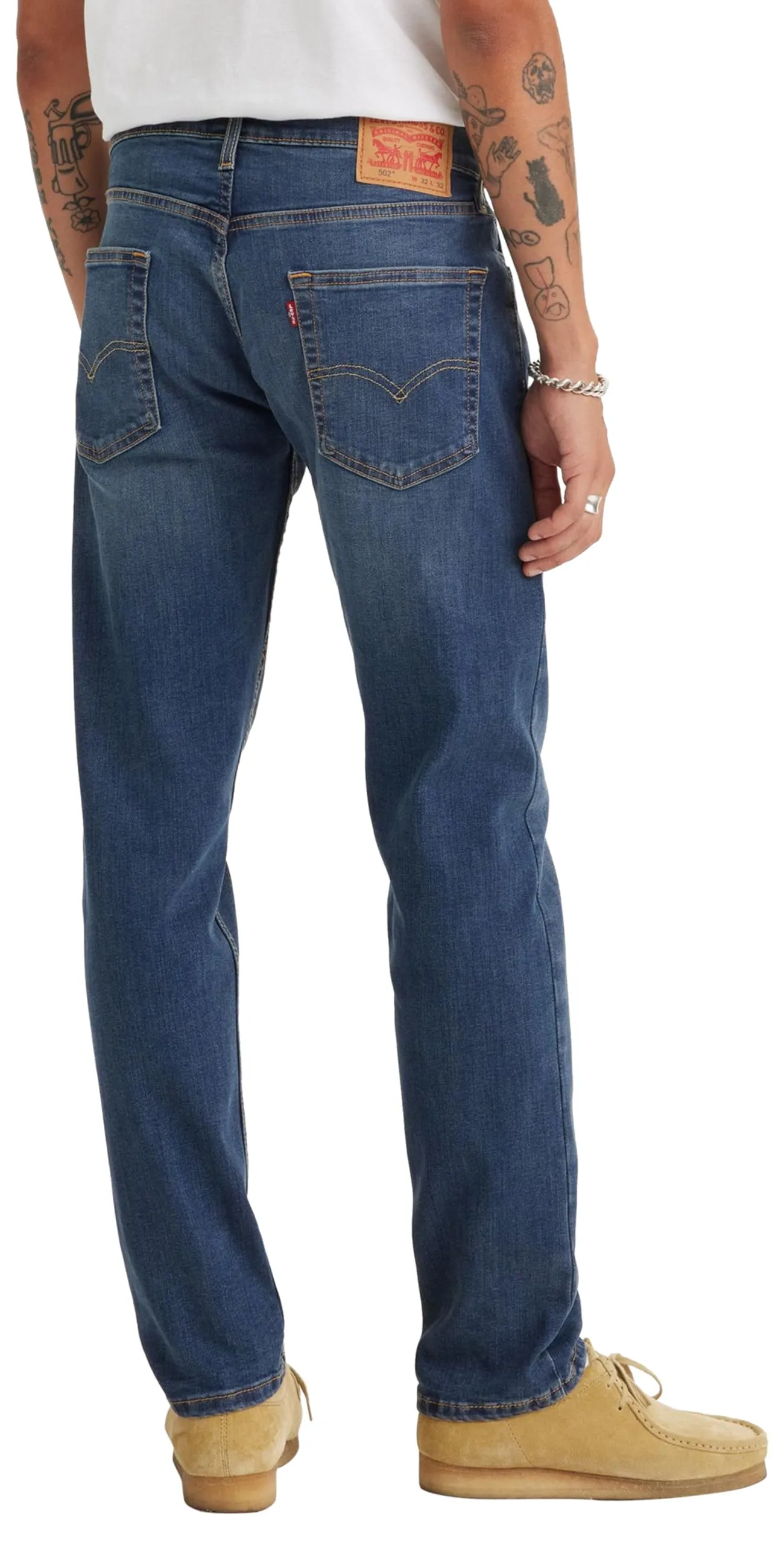 Levi's 502 Taper Jeans Uomo, Panda, 33W / 36L - immagine 5