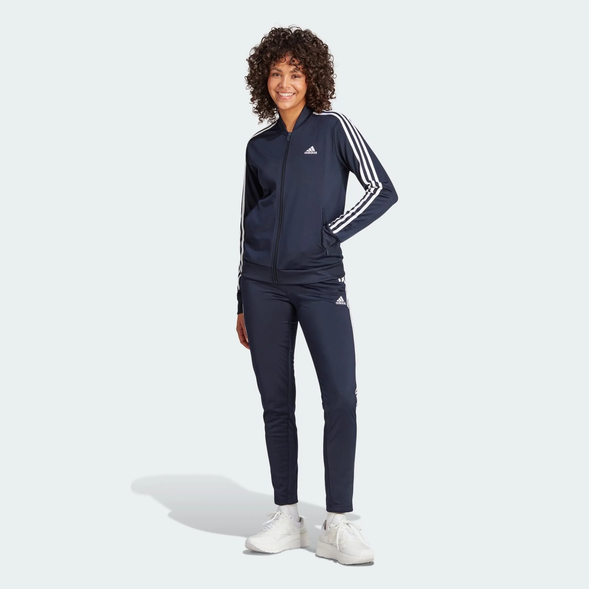 adidas Essentials 3-Stripes Track Suit - Legend Ink / White, M Donna - immagine 2