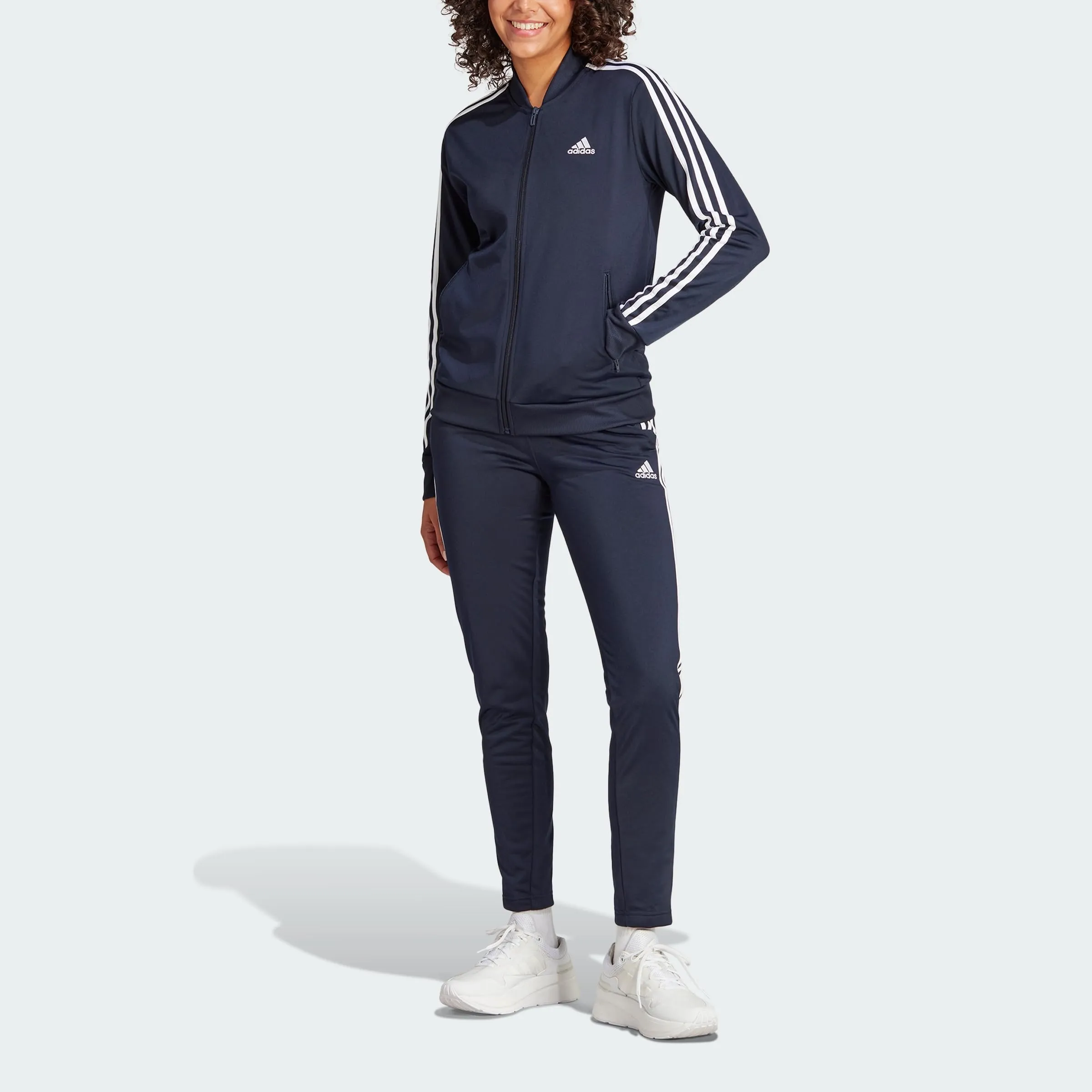 adidas Essentials 3-Stripes Track Suit - Legend Ink / White, M Donna - immagine 5