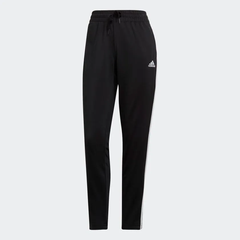 adidas Essentials 3 Stripes Women's Tracksuit, Nero/Bianco, M - immagine 3