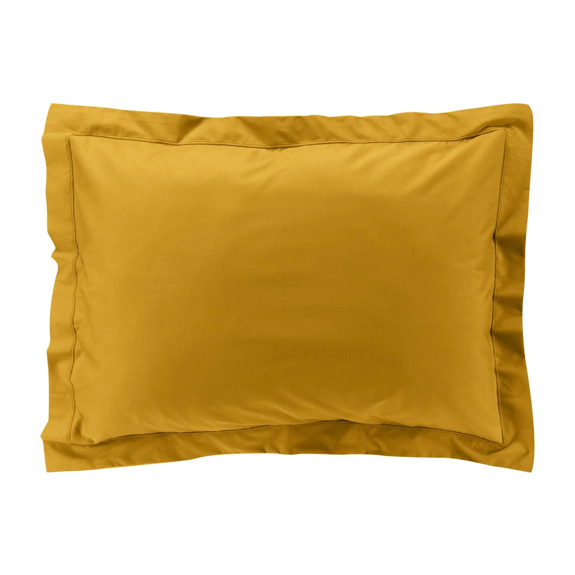 Douceur d'Intérieur Federa per cuscino 50 x 70 cm percalle di cotone, curry - immagine 1