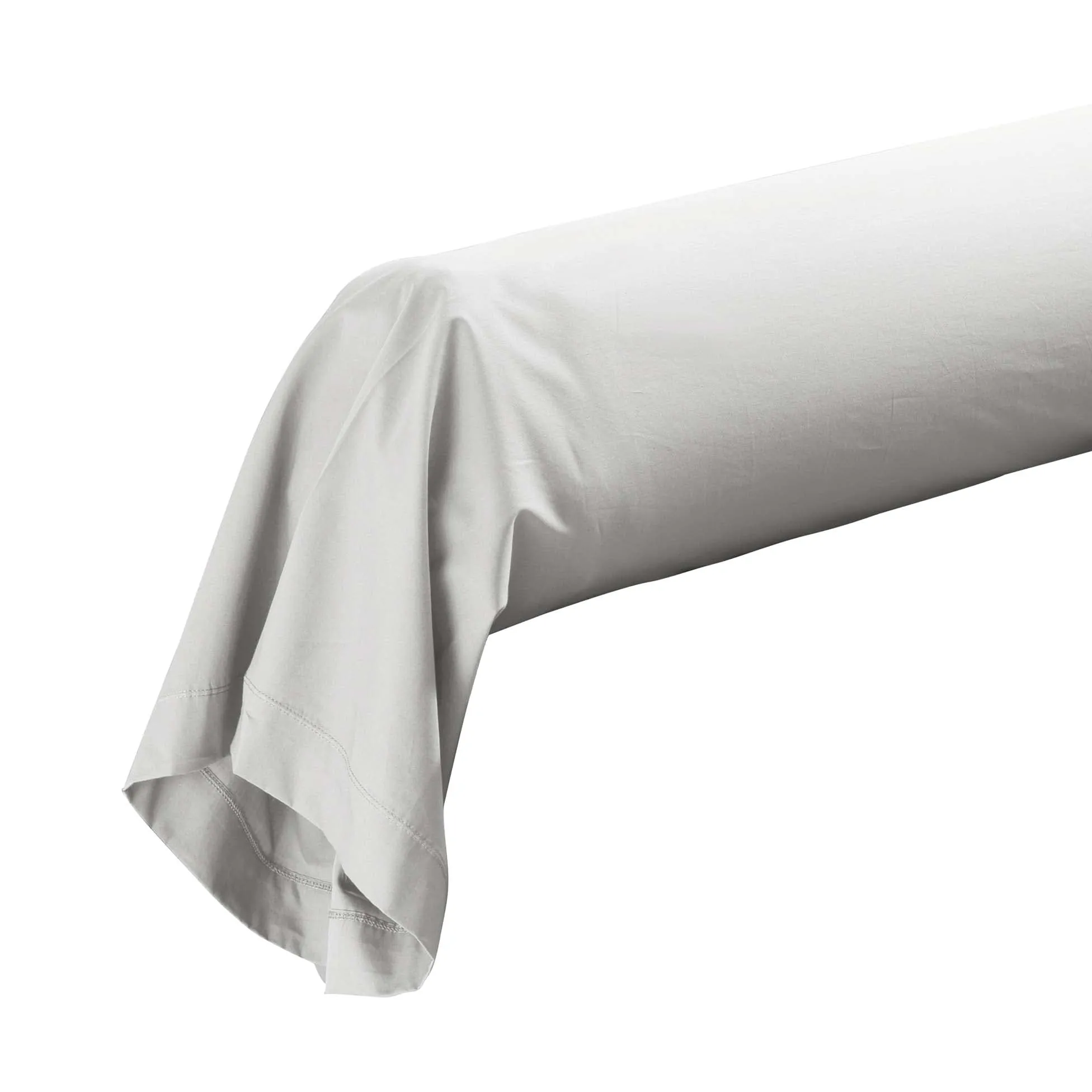 Douceur d'Intérieur Federa Traversin in Percalle di Cotone, Bianco, 85 x 185 cm - immagine 1