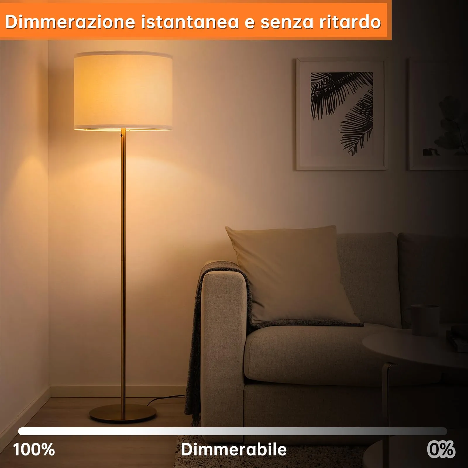 Tomosu Lampadina Alogena 78mm 100W Dimmerabile 1800LM Bianca Calda (6 pezzi) - immagine 4