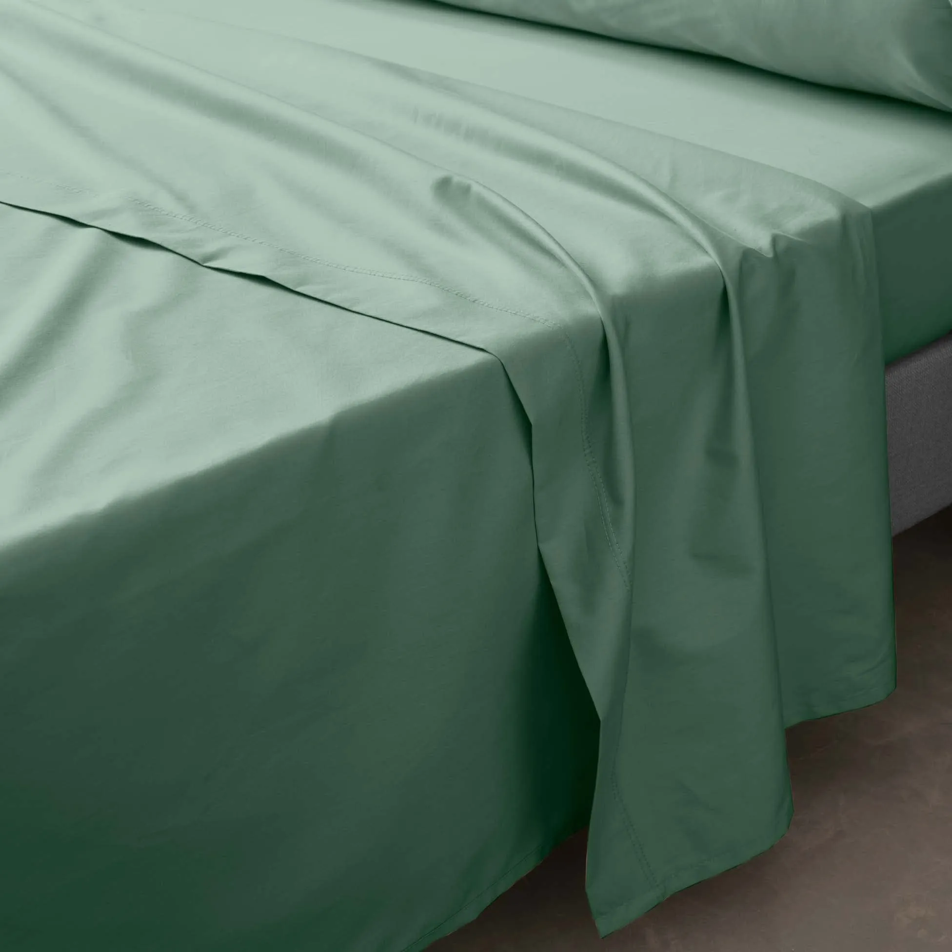 Douceur d'Intérieur Lenzuolo piano in percalle di cotone 180 x 290 cm - immagine 3