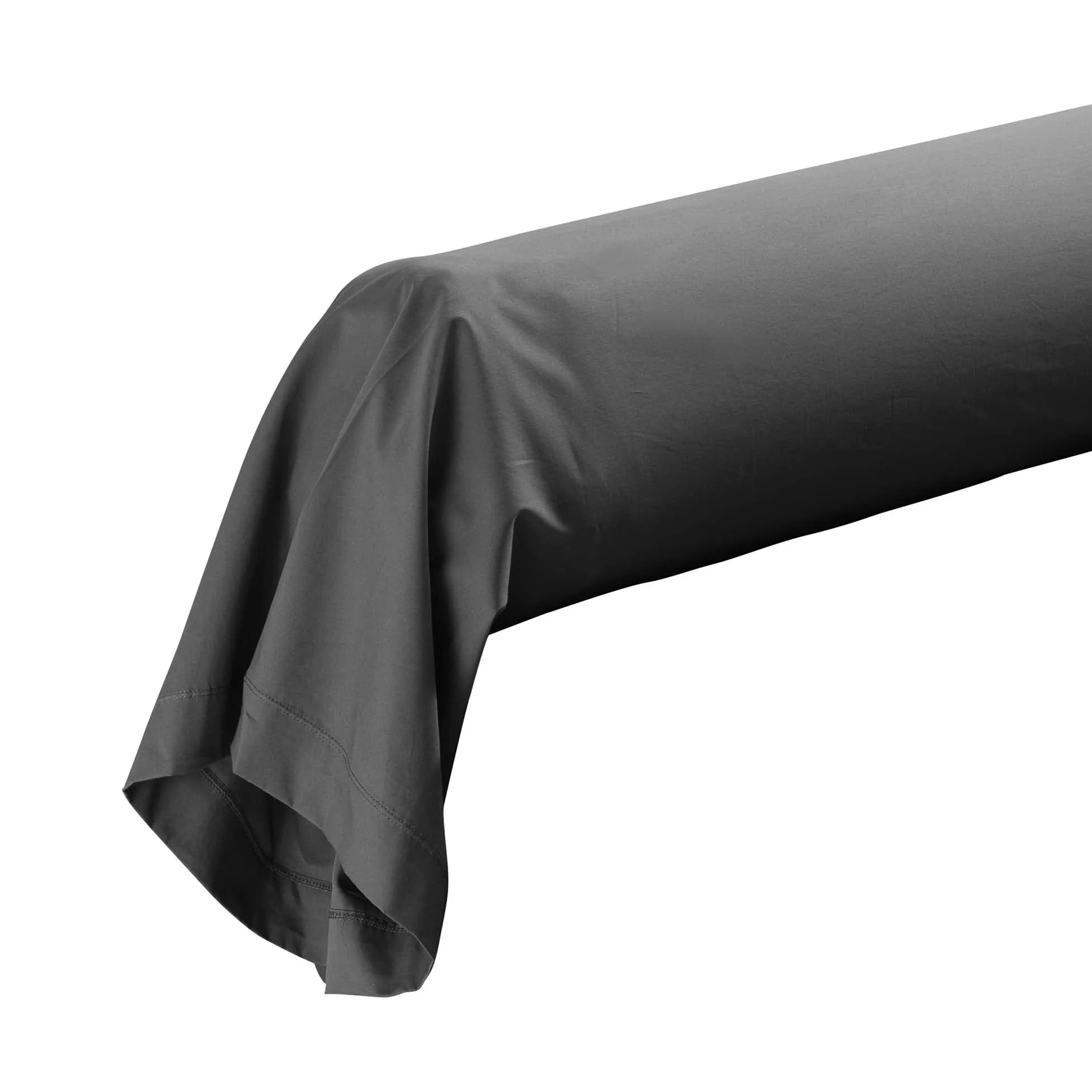 Douceur d'Intérieur Federa Traversin 85 x 185 cm Percaline Cotone Acciaio - immagine 1