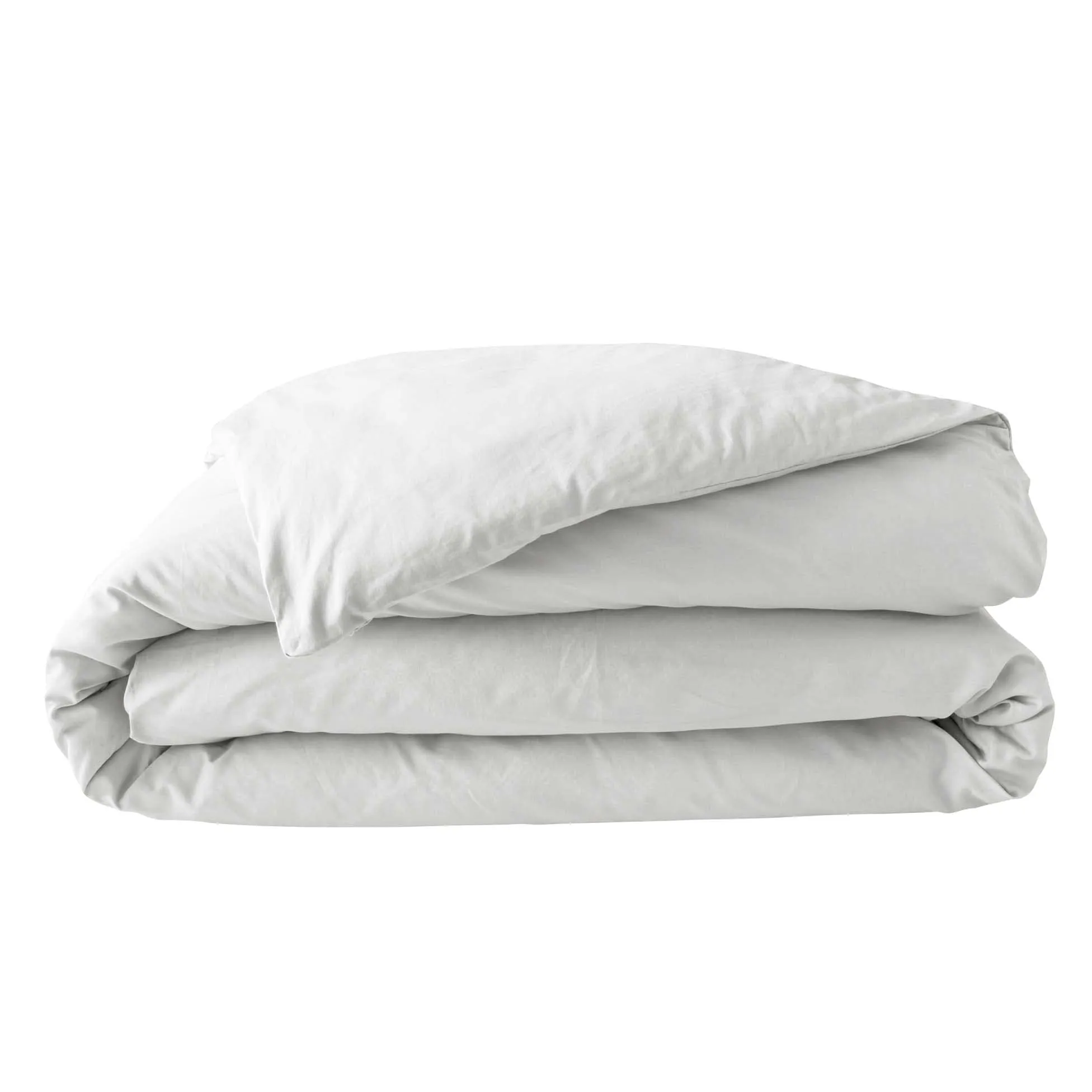 Douceur d'Intérieur Copripiumino in Percalle di Cotone, 260 x 240 cm, Bianco - immagine 1