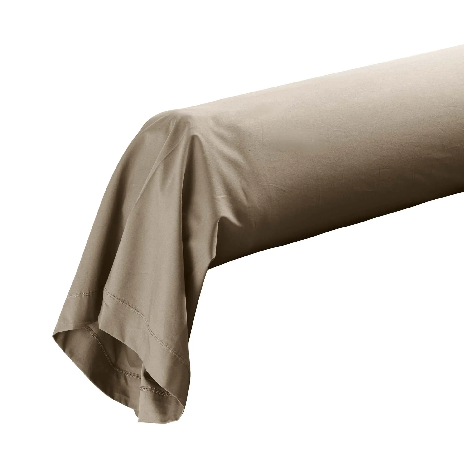 Douceur d'Intérieur Federa per cuscino per traversino, 85 x 185 cm, percalle di cotone, colore sabbia - immagine 1